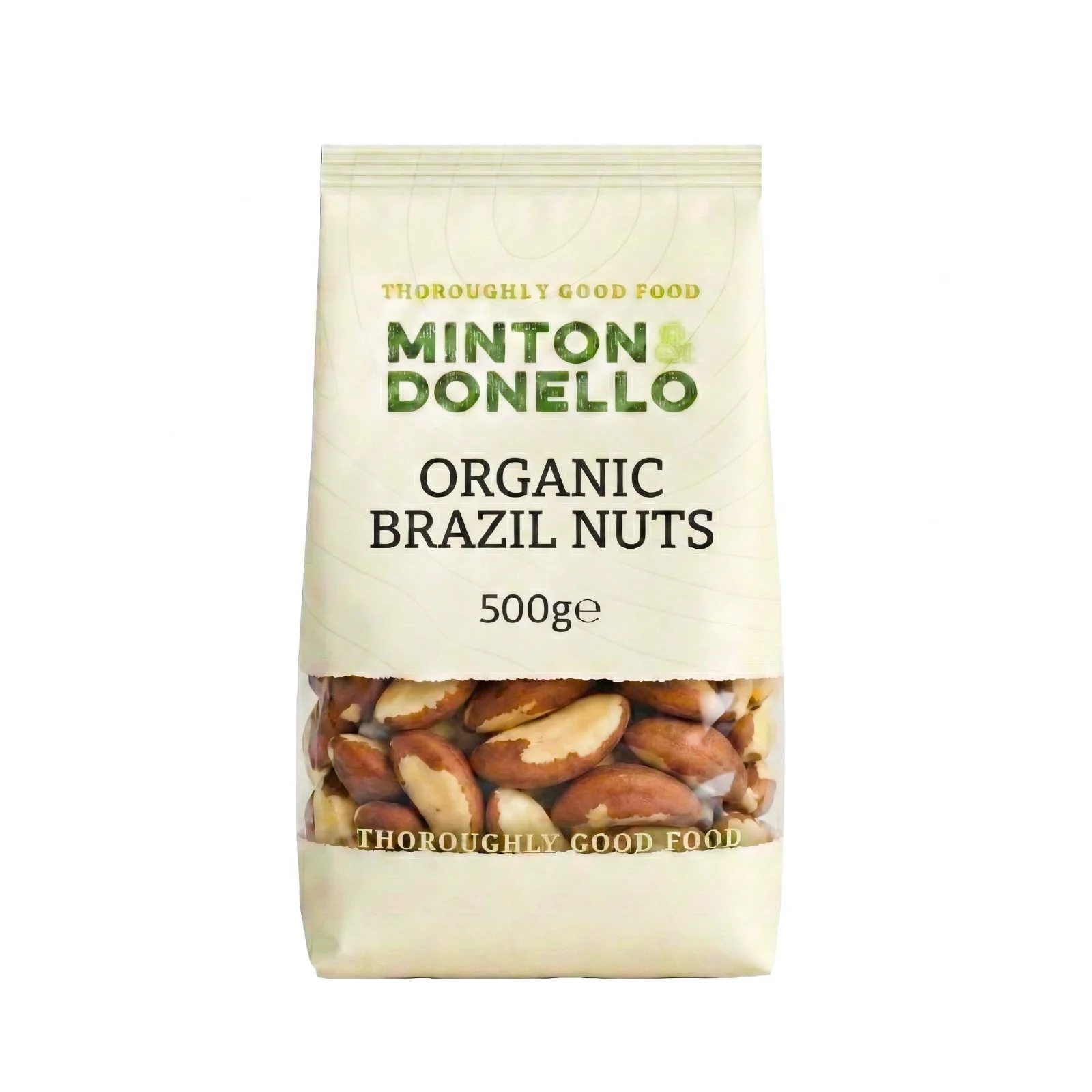 Minton & Donello Organic Whole Brazils 500g