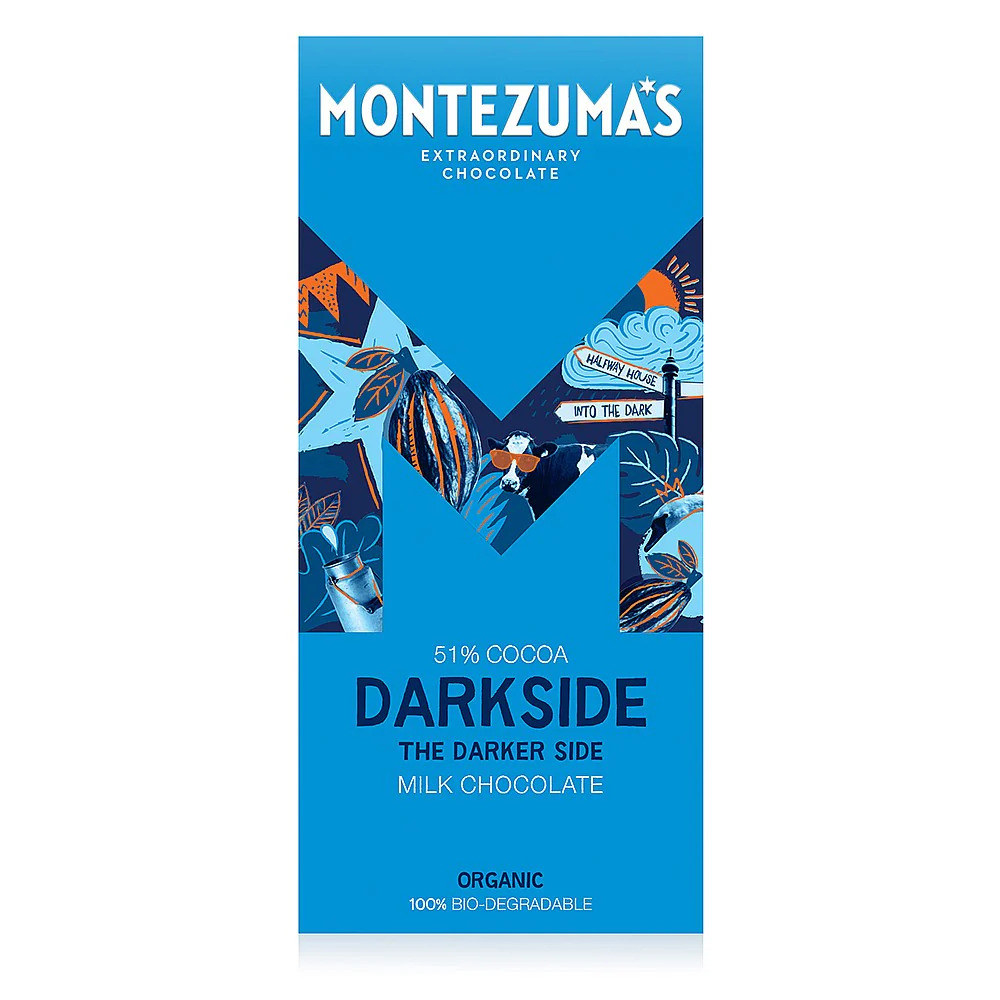 Montezuma's 51% Darkside Milk Bar 90g - Image 2