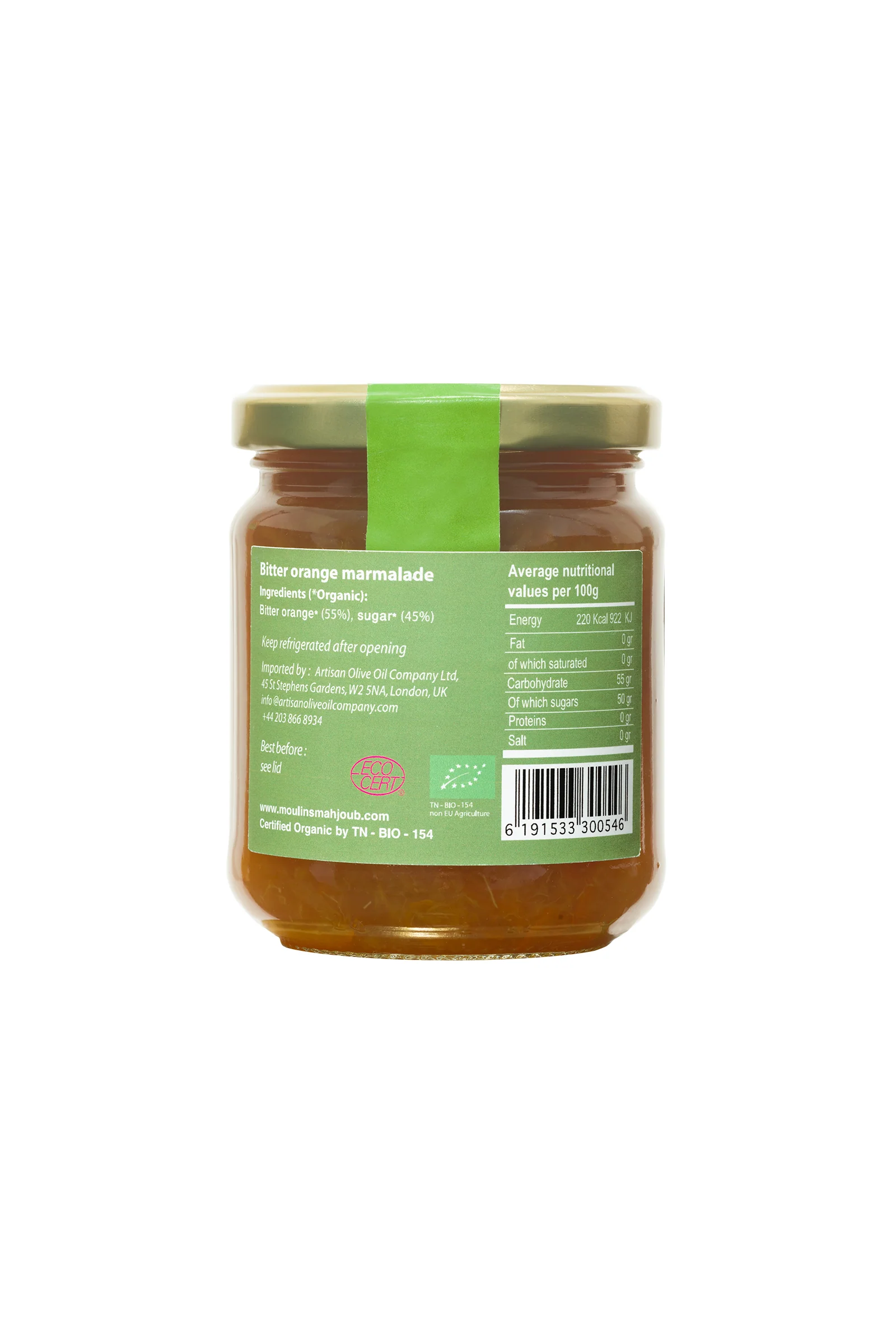 Moulins Mahjoub Bitter Orange Marmalade 265g - Image 2
