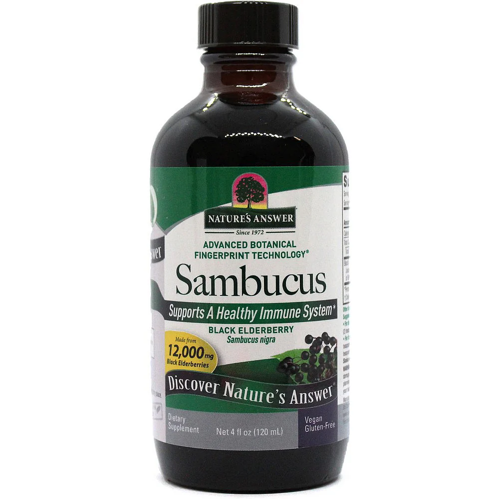 Nature's Answer Sambucus Elderberry 120ml - Image 2