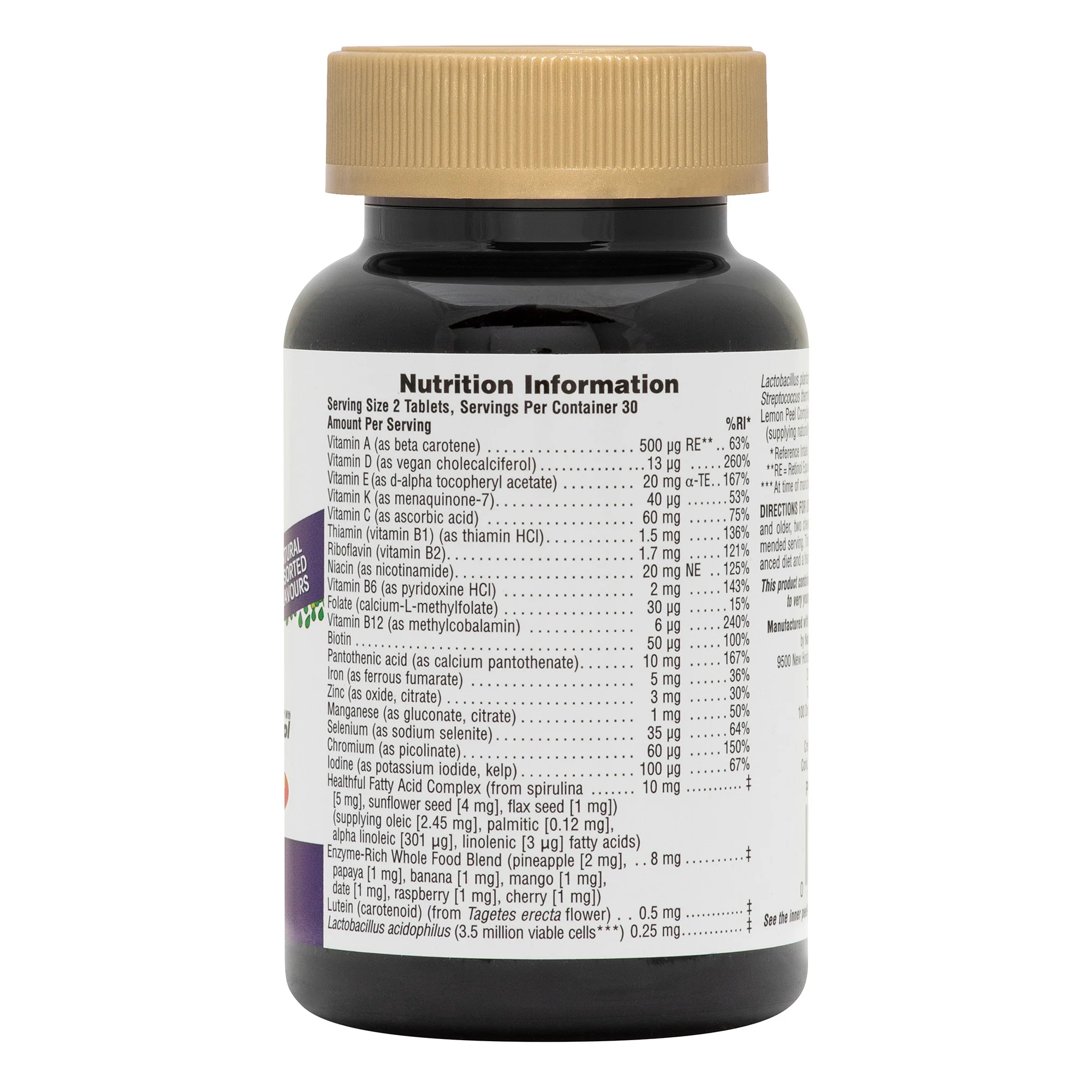 Nature's Plus Animal Parade GOLD Multivitamin Childrens Chewables - Assorted 60 tabs - Image 2