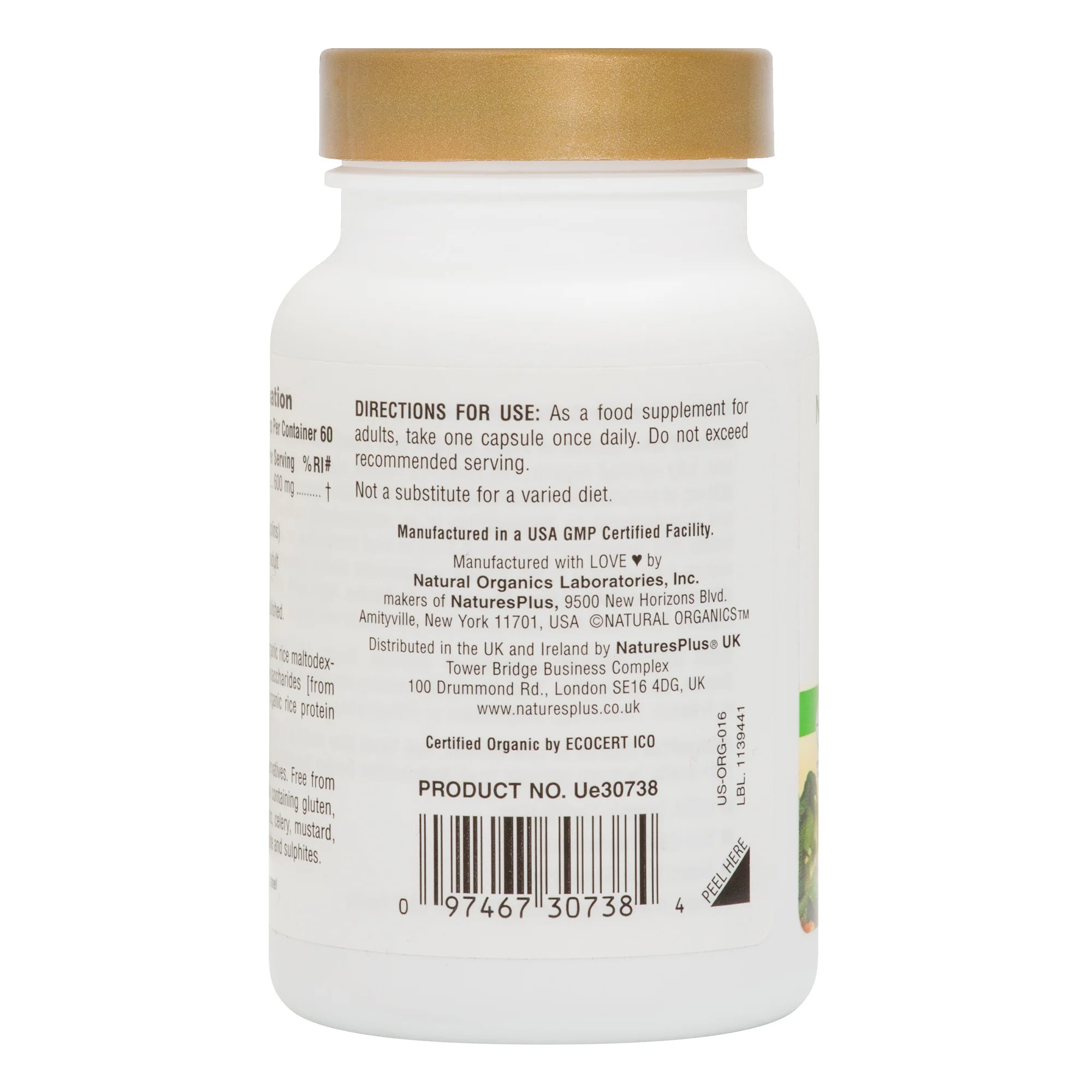 Nature's Plus Red Yeast Rice 60 caps - Image 3