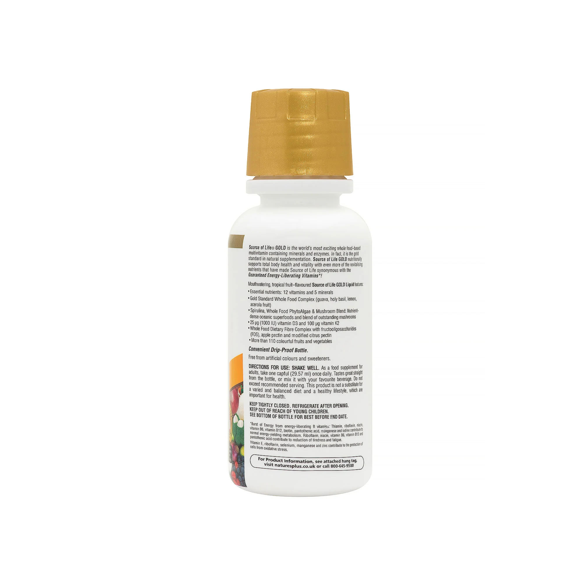 Nature's Plus Source of Life Gold Liquid 236.56ml 236.56 ml - Image 2