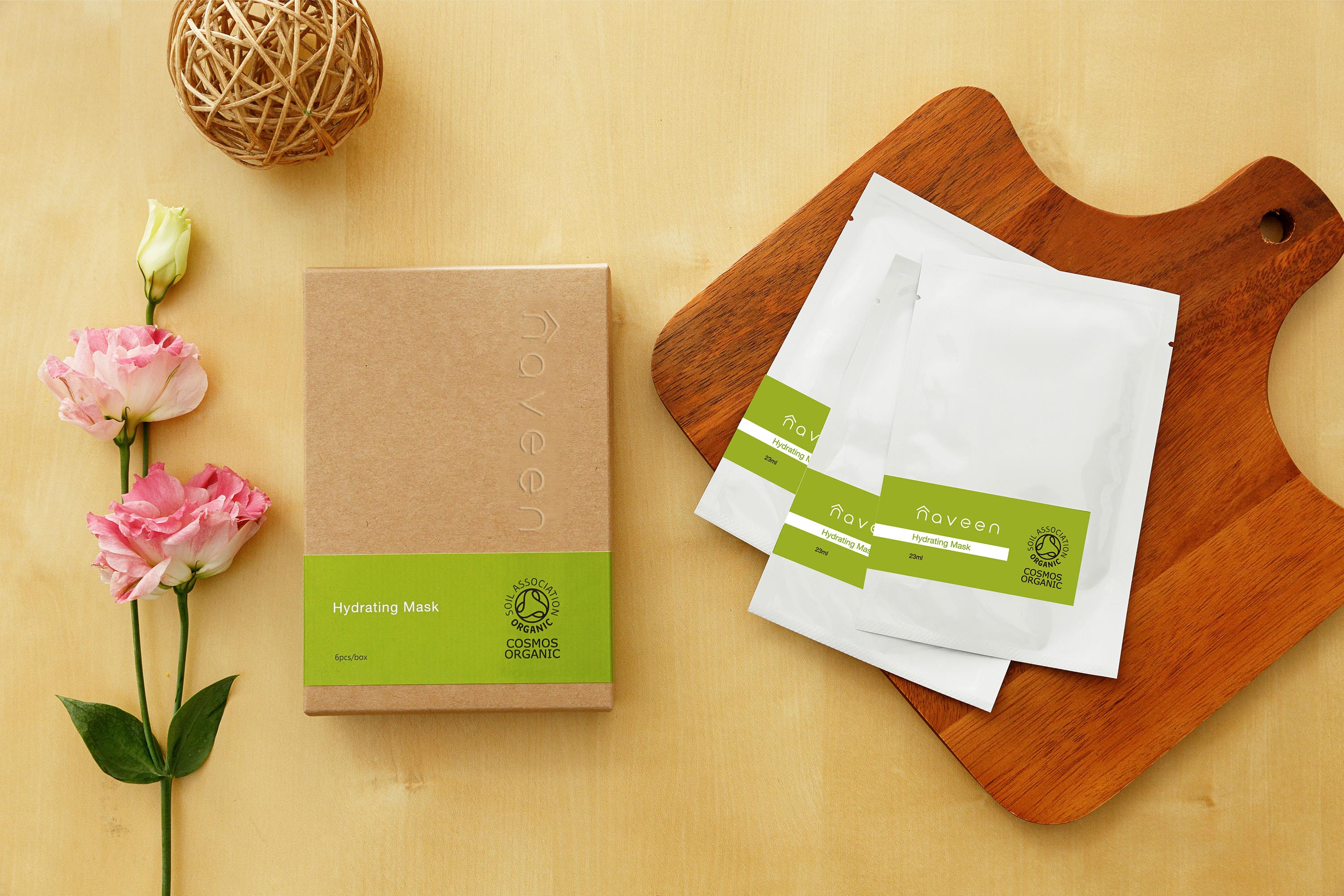 Naveen Hydrating Sheet Mask 3x23ml - Image 2