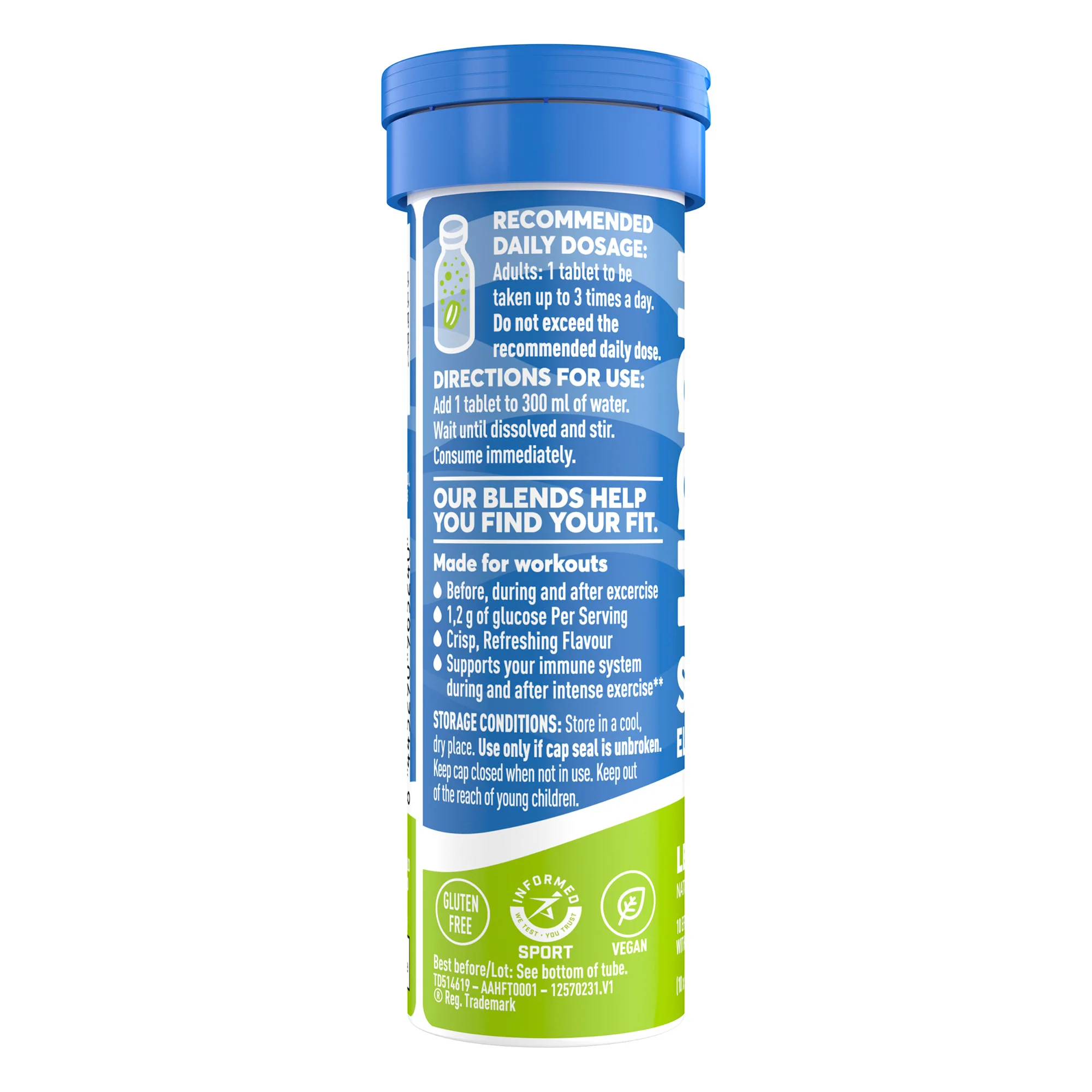 Nuun Sport Electrolyte - Lemon/Lime 10 tabs - Image 2