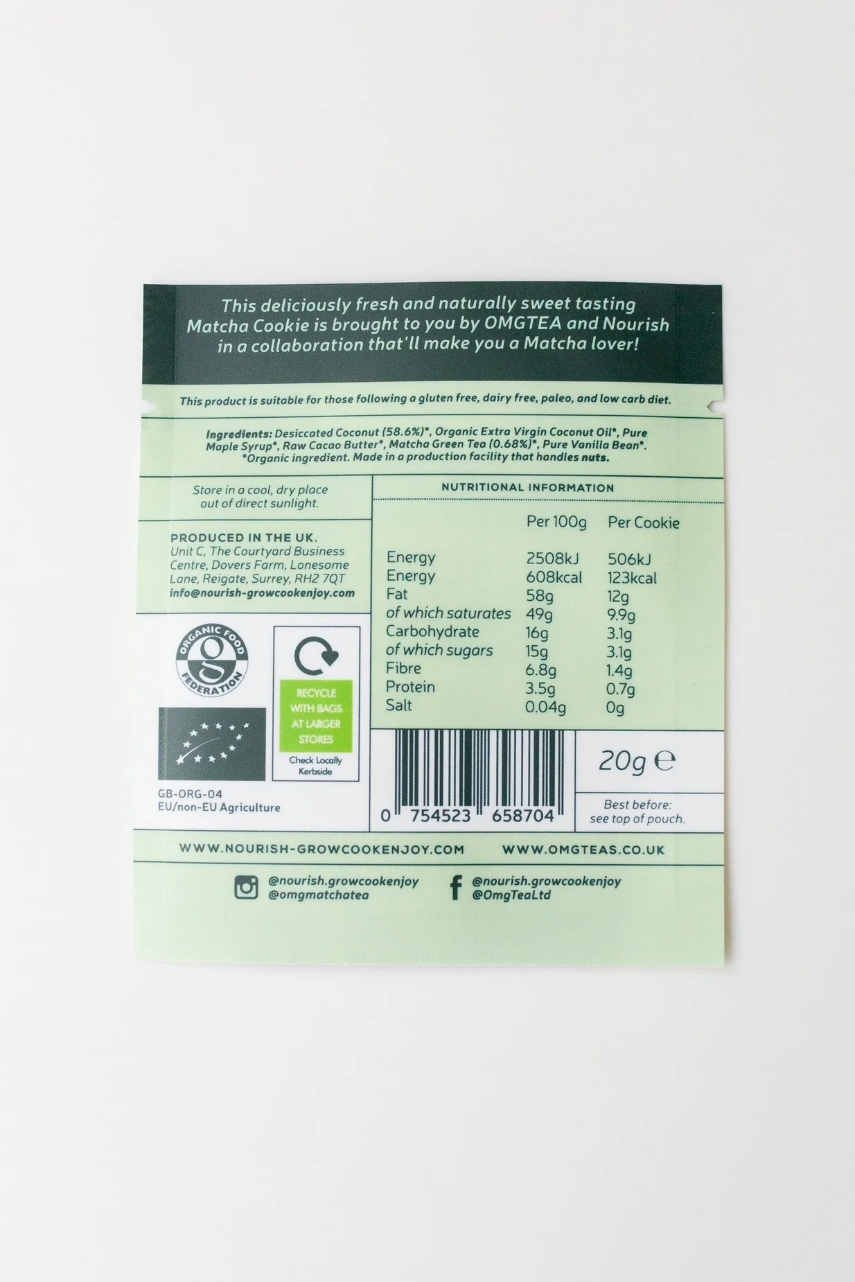 OMGTea Organic Matcha AA 50g - Image 2