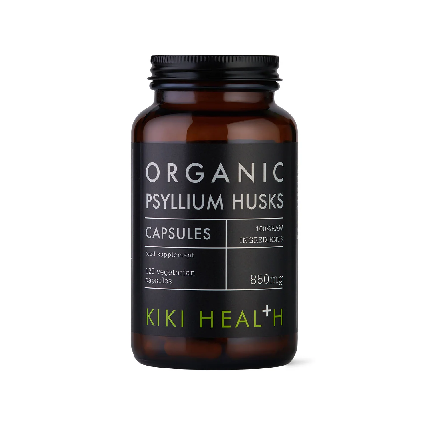 Organic Psyllium Husks Capsules 120 Vegicaps