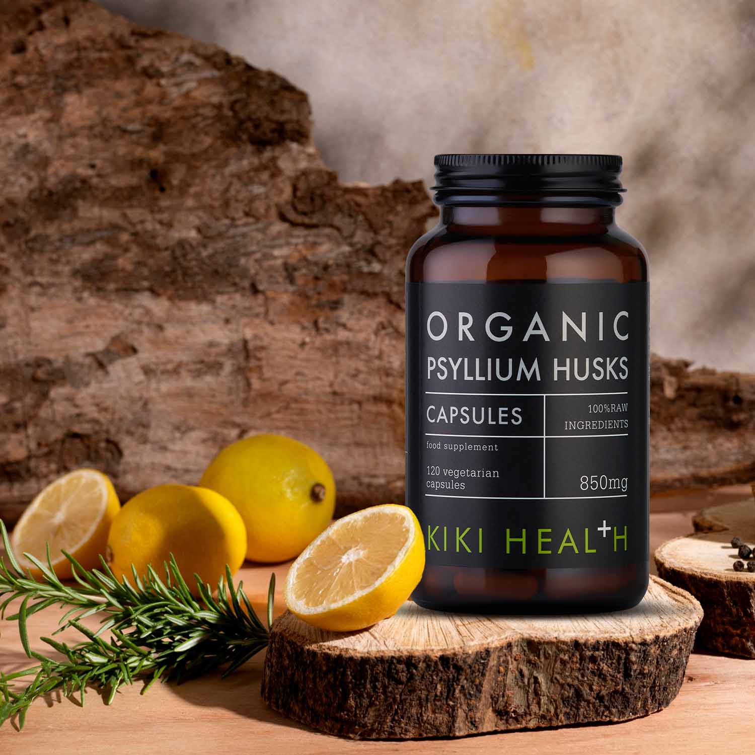Organic Psyllium Husks Capsules 120 Vegicaps - Image 3