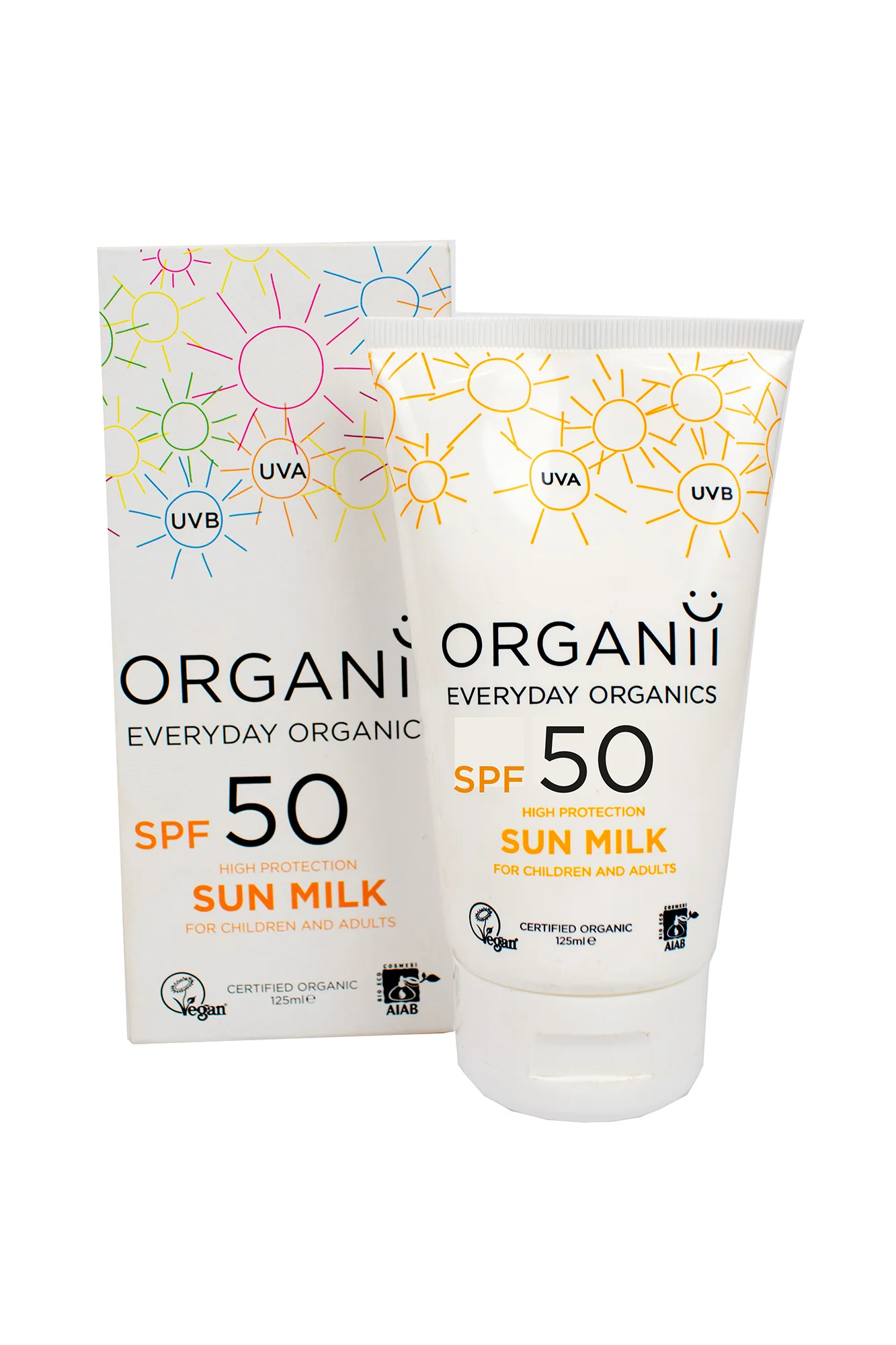 ORGANii SPF50 Sun Milk 125ml
