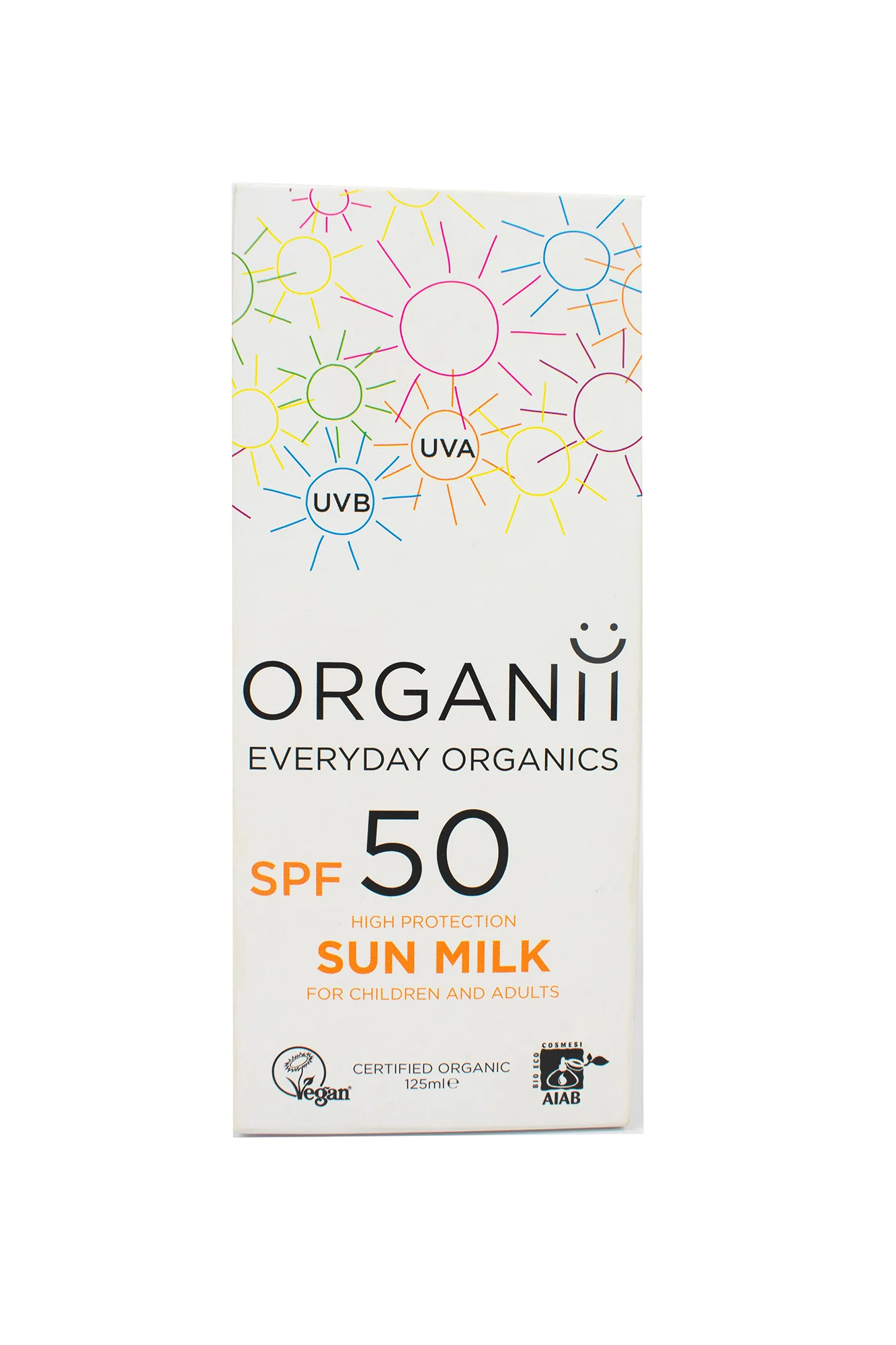 ORGANii SPF50 Sun Milk 125ml - Image 2