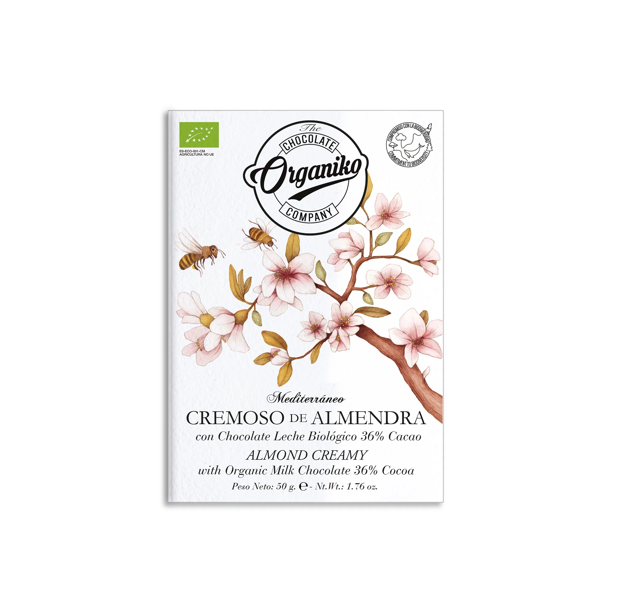 Chocolat Organiko Almond Creamy 50g
