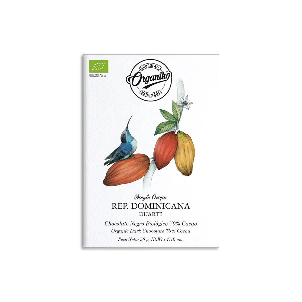 Chocolat Organiko Peru – Dark Milk chocolate 50% Cocoa with Caramel 50g