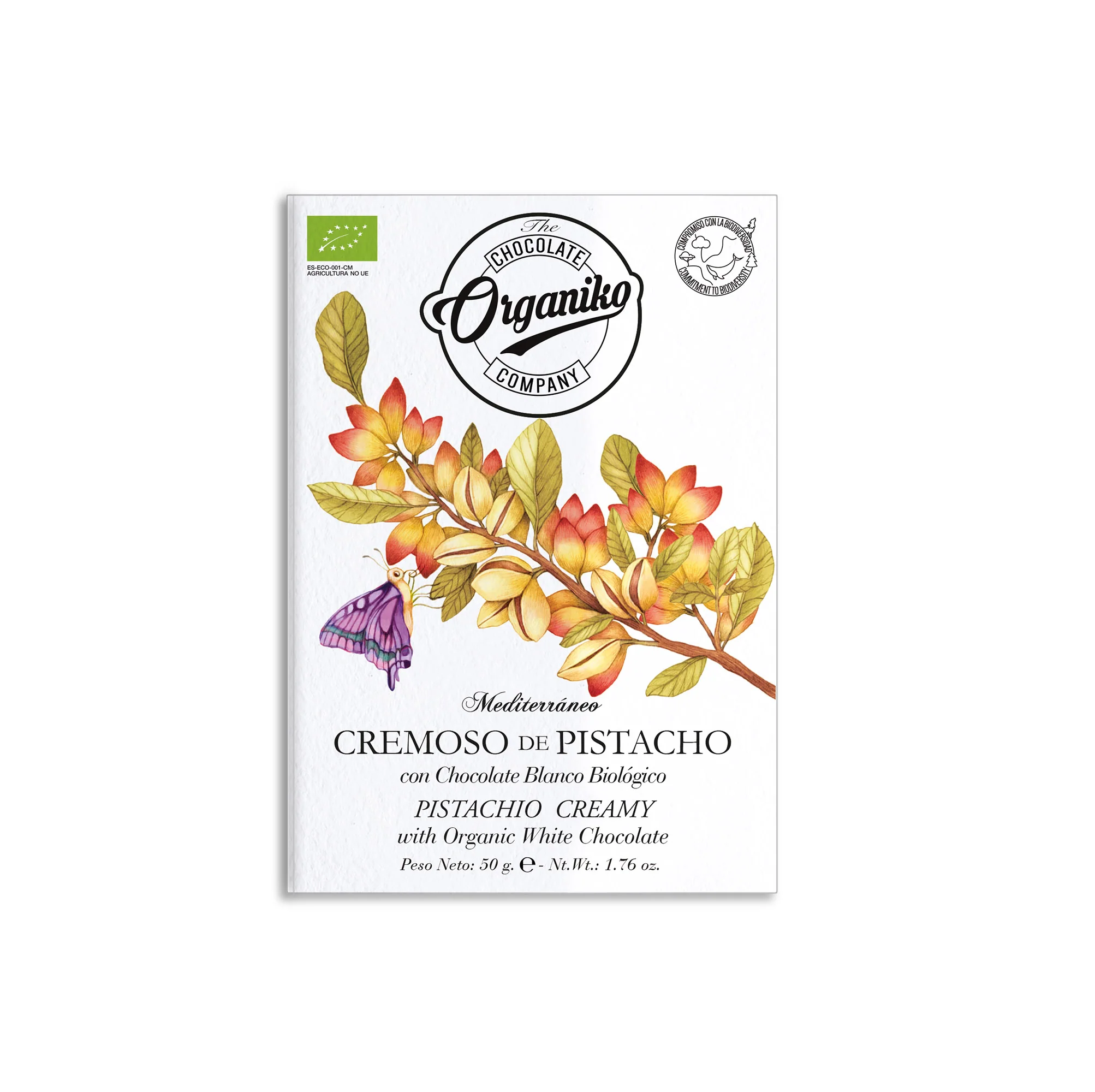 Chocolat Organiko Pistachio Creamy 50g