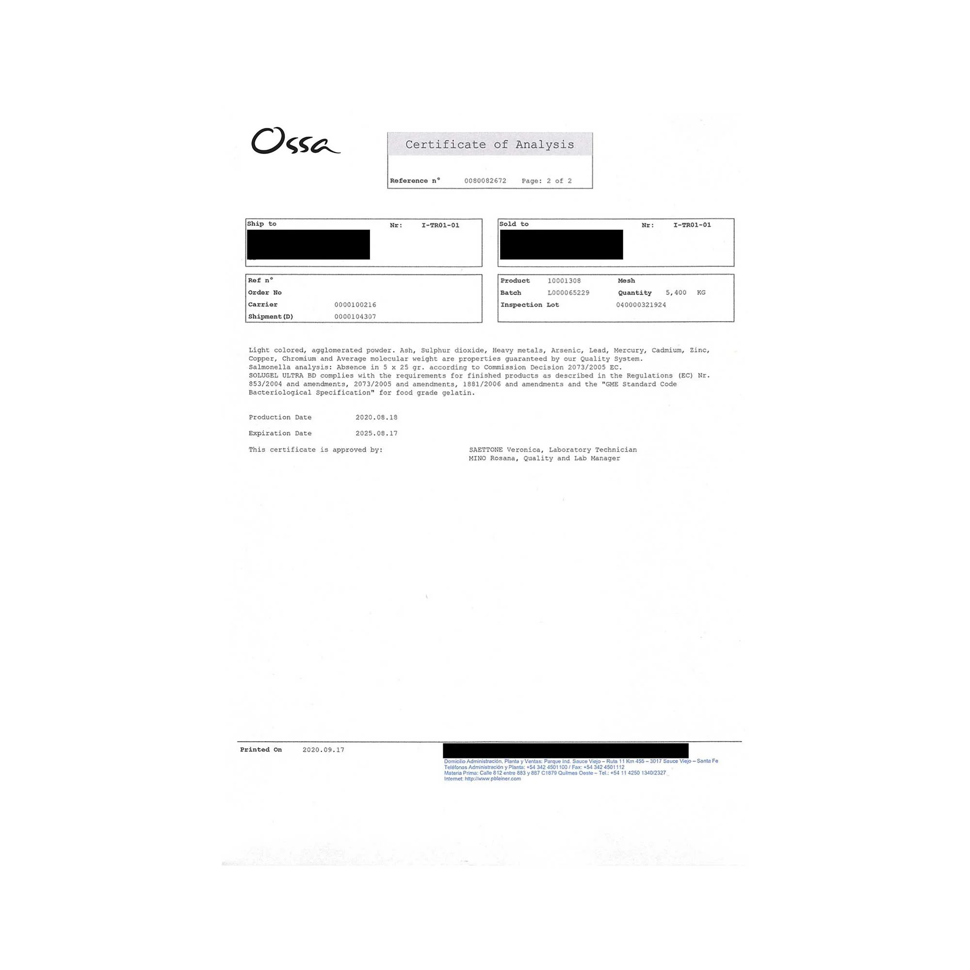 Ossa Grass Fed Collagen Peptides 400g - Image 4