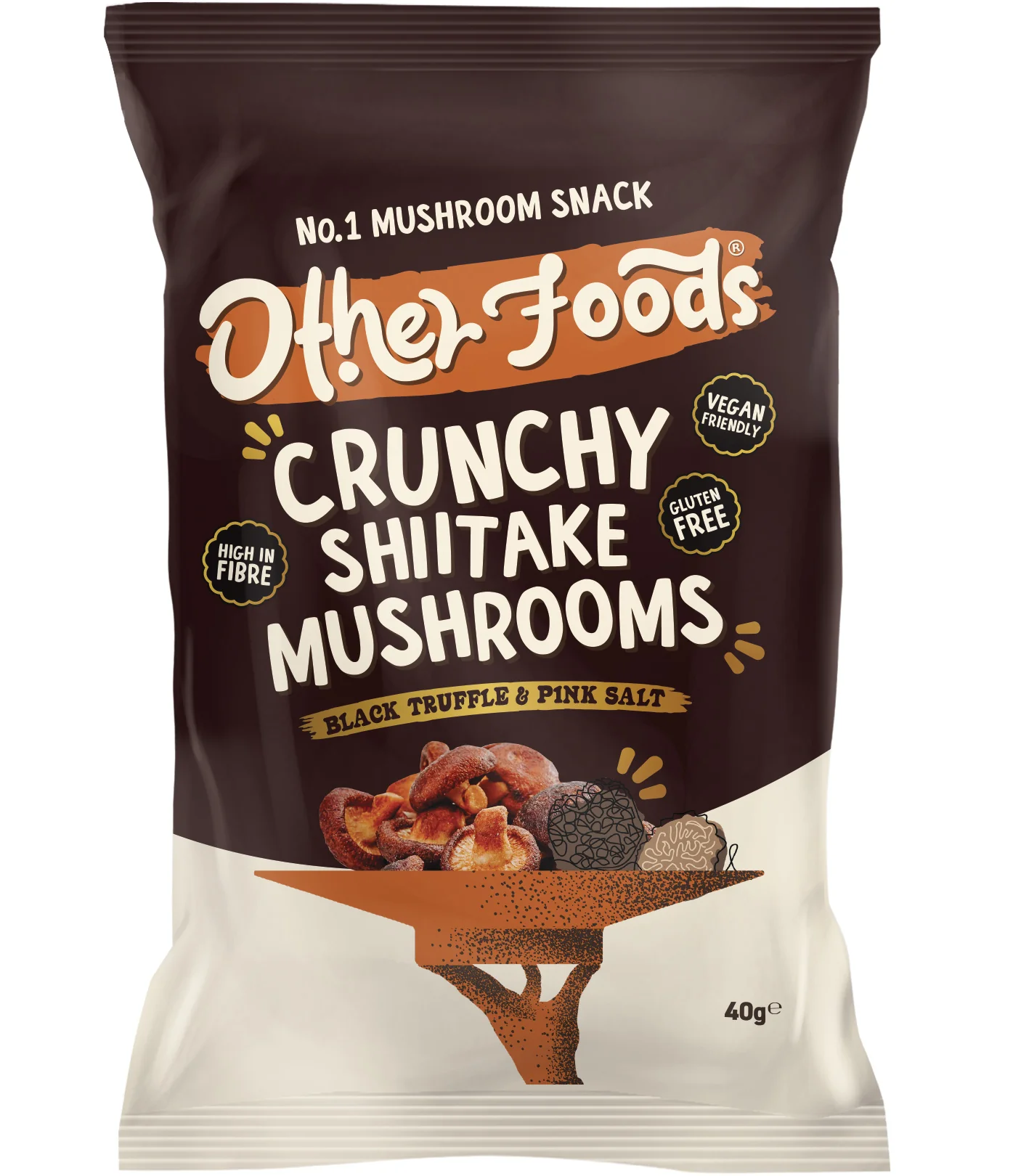 Other Foods Crunchy Shiitake Mushrooms Truffle Flavour 40g