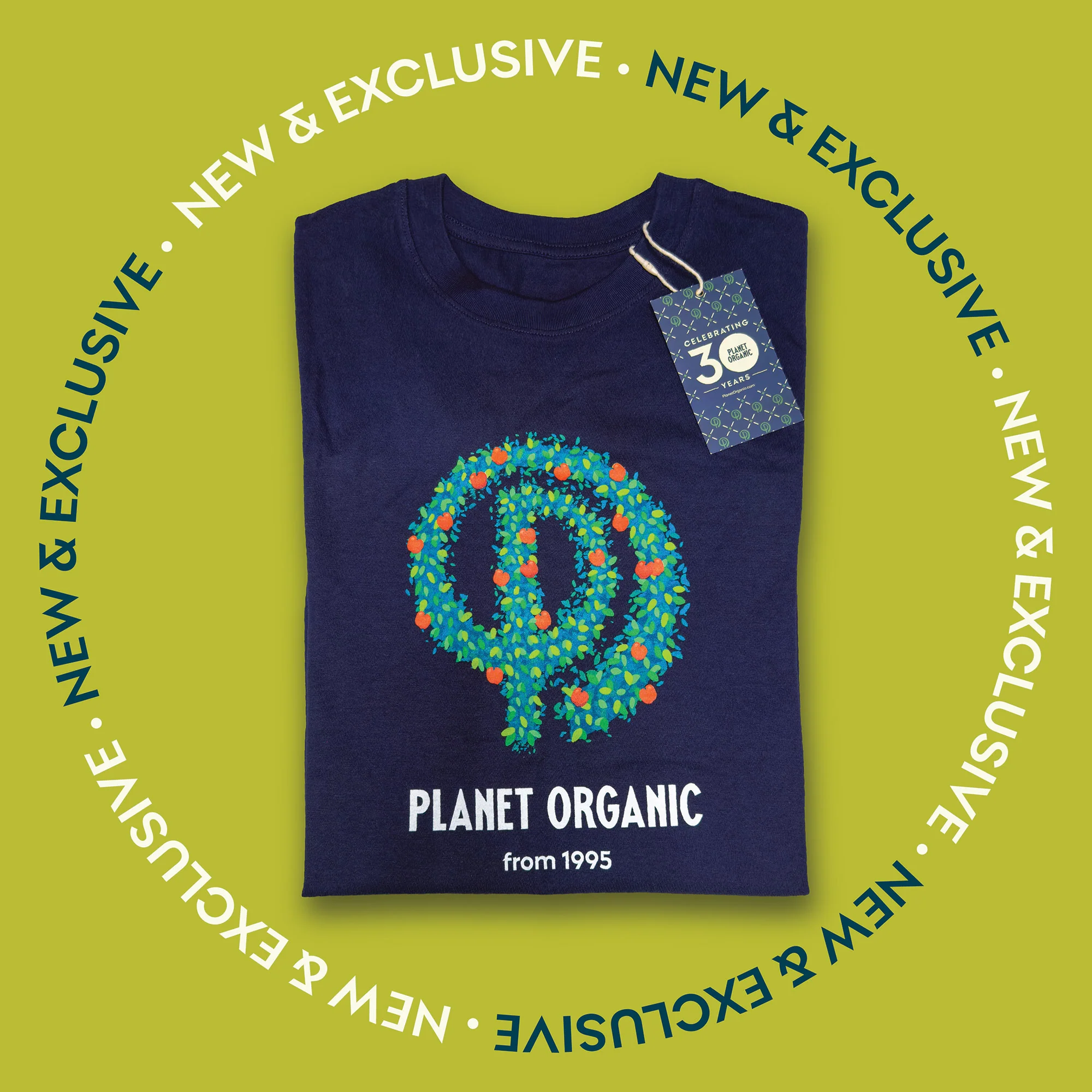 Planet Organic T-Shirt - Blue each - Image 3