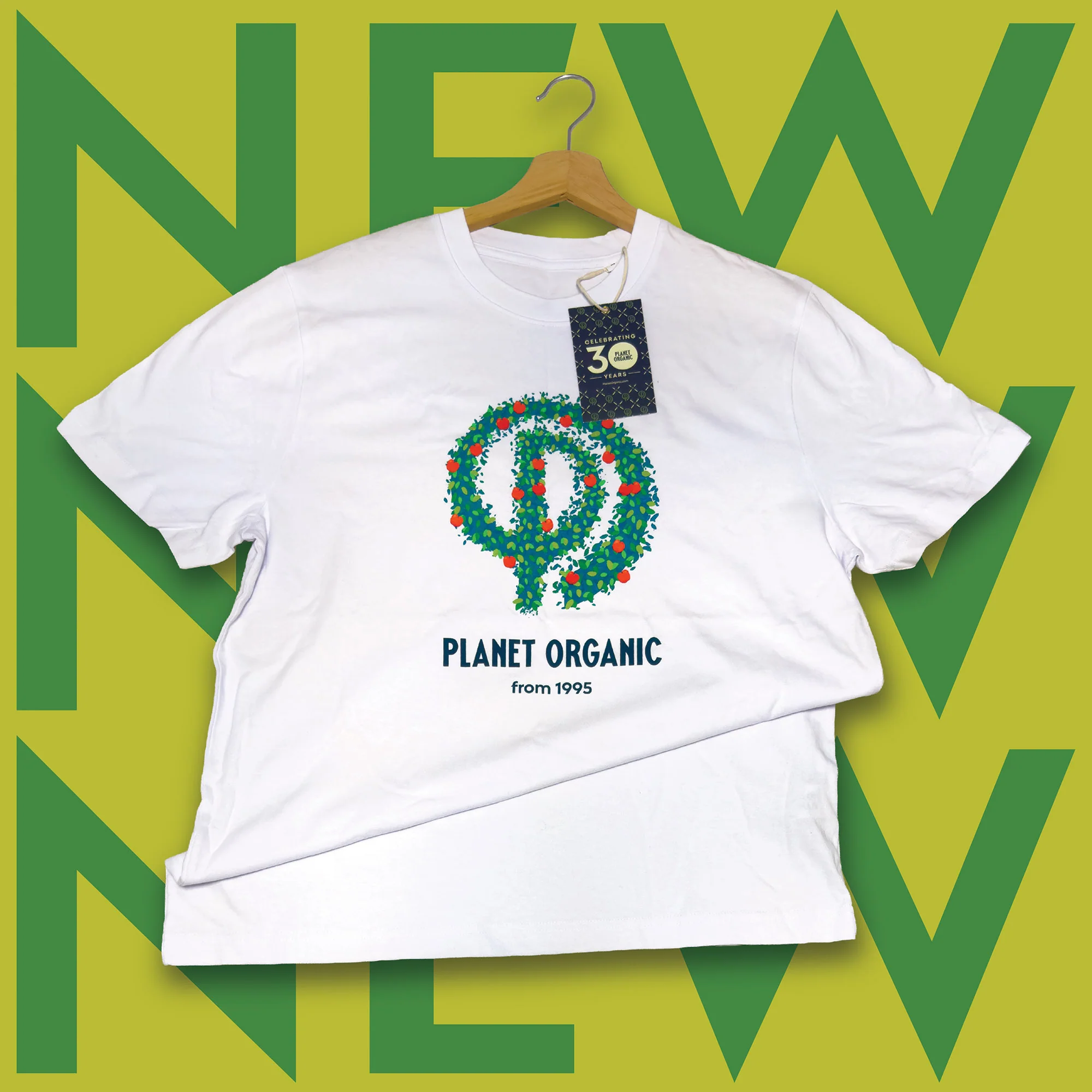 Planet Organic T-Shirt - White each
