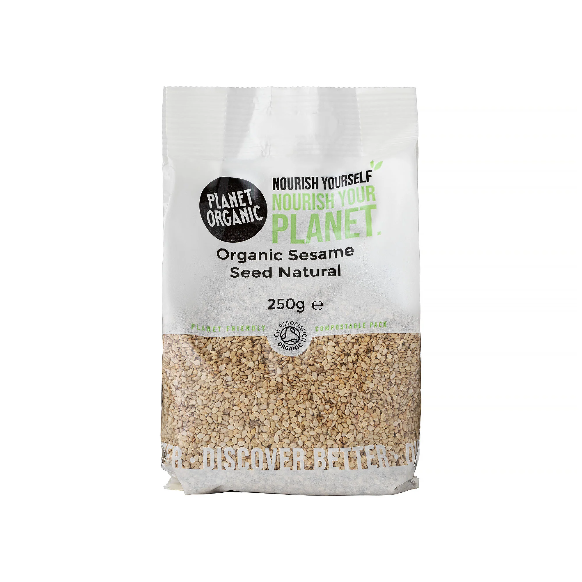 Organic Sesame Seeds Unhulled 250g