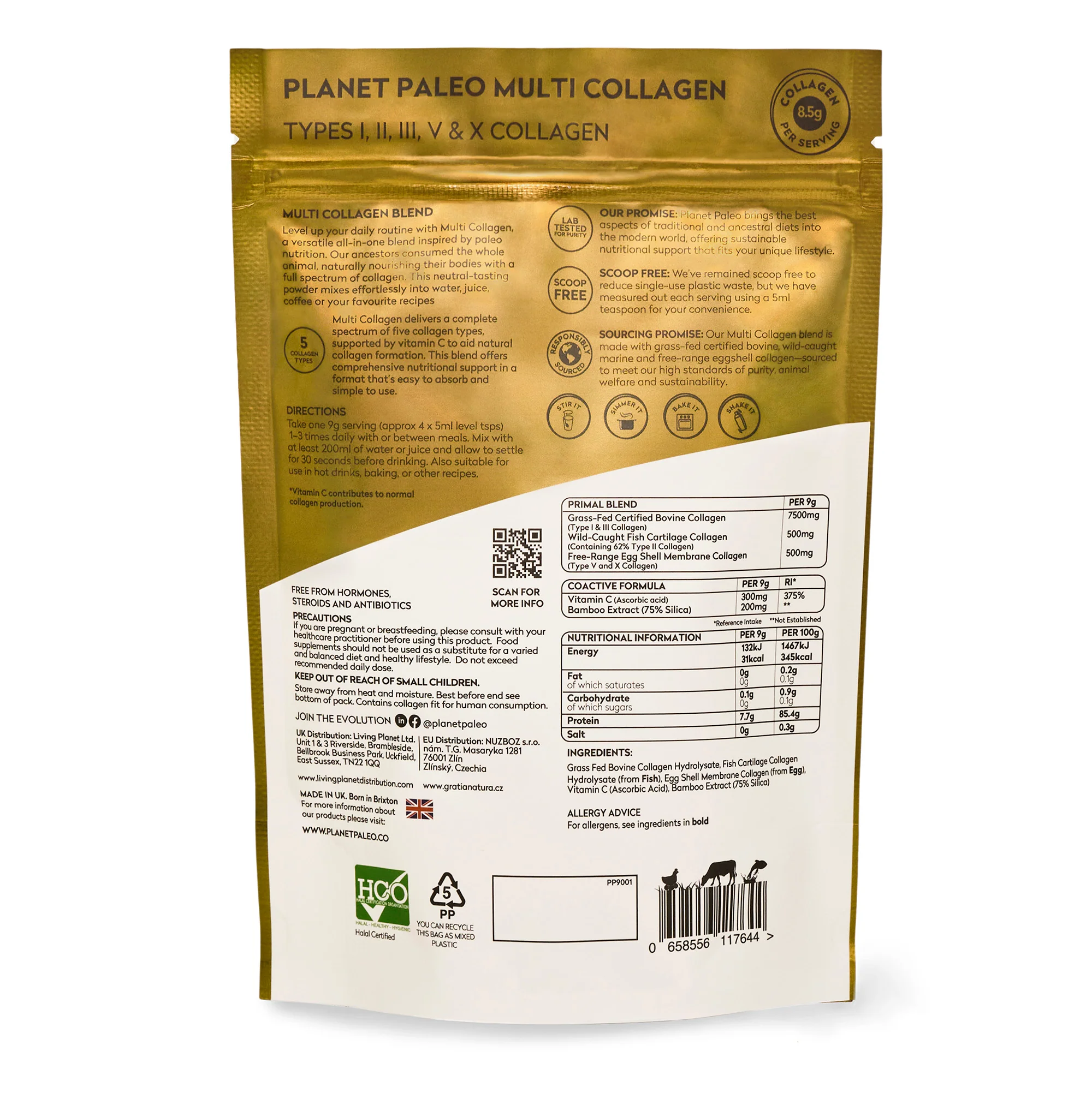 Planet Paleo Multi Collagen 225g - Image 2