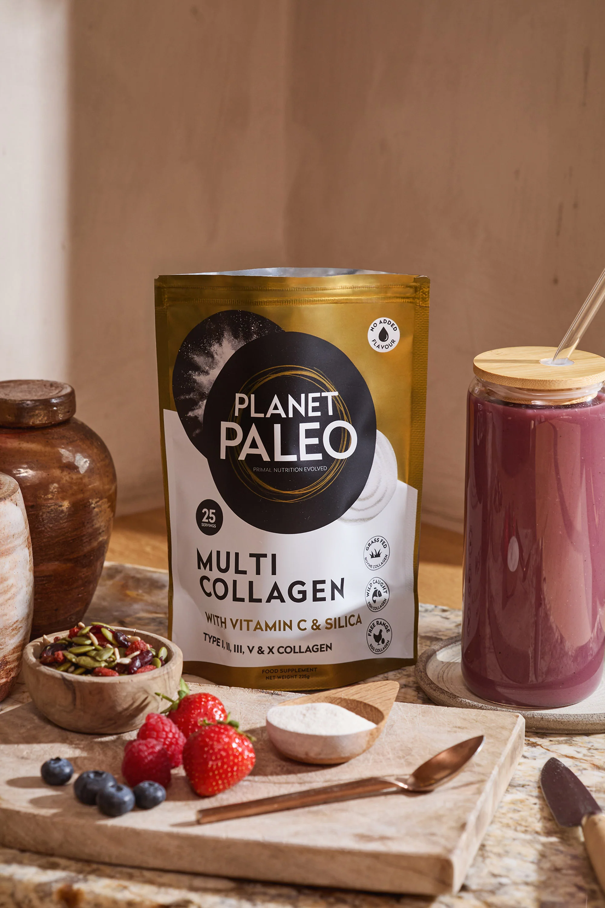 Planet Paleo Multi Collagen 225g - Image 3