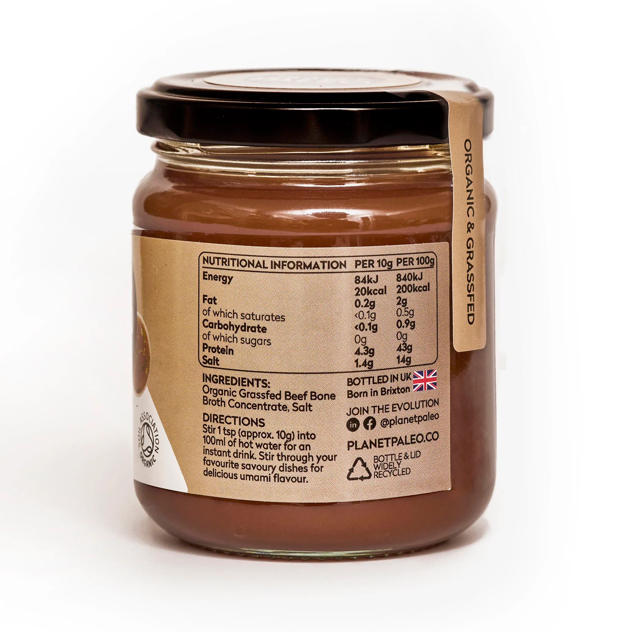 Planet Paleo Organic Bone Broth Concentrate 250g - Image 2