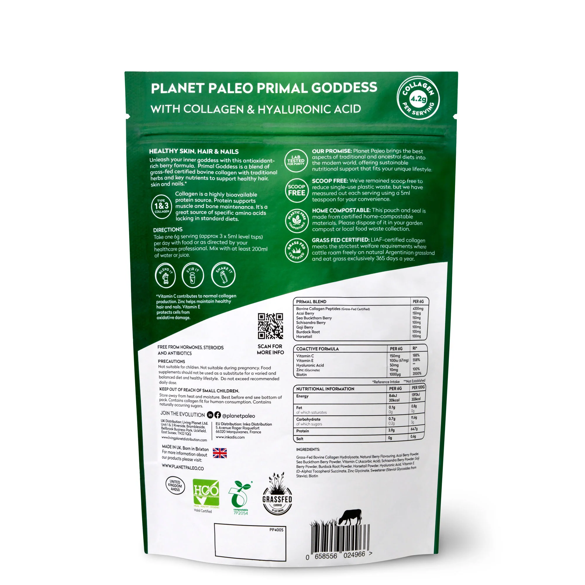 Planet Paleo Primal Goddess 210g - Image 2