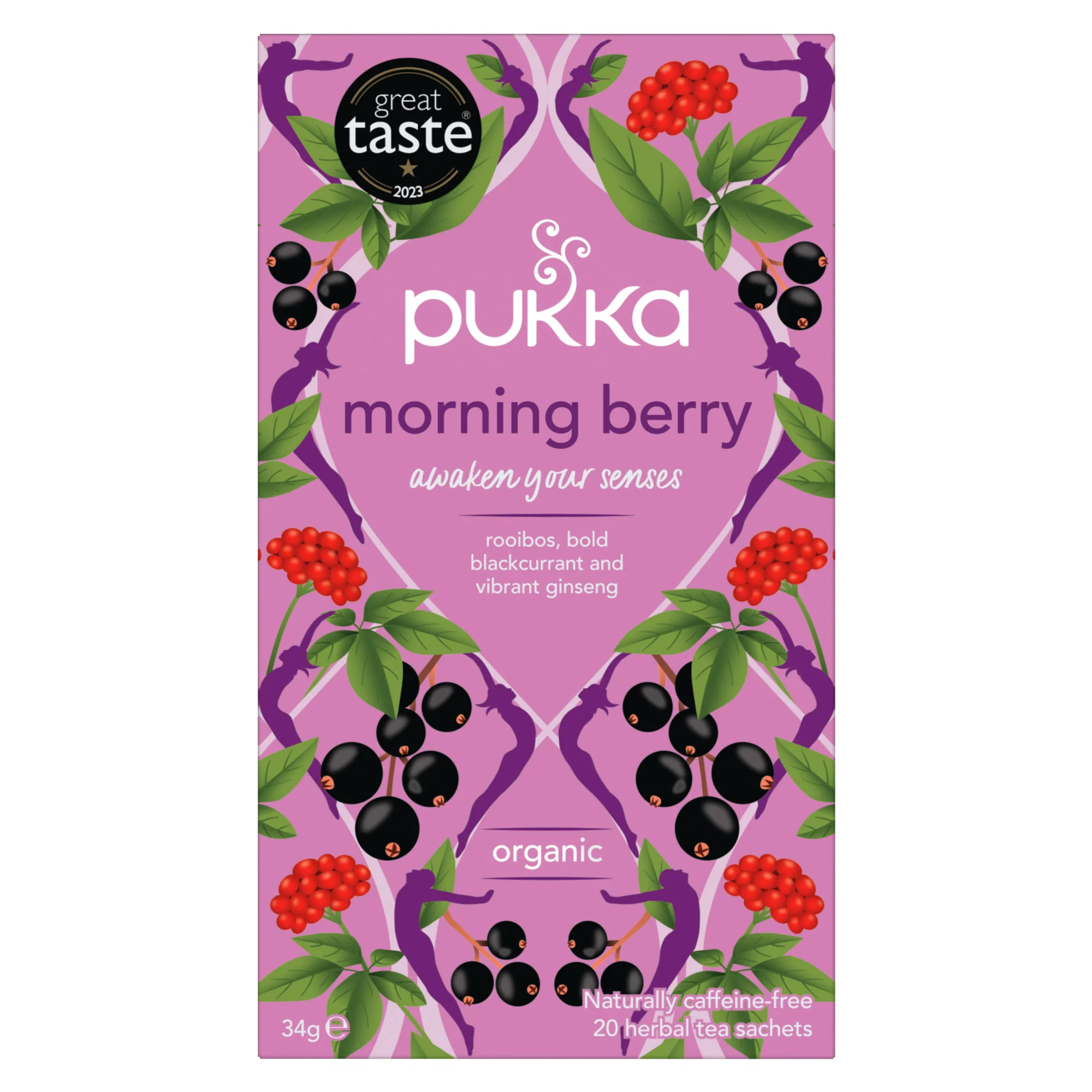 Pukka herbs Morning Berry organic tea bags 20 bags