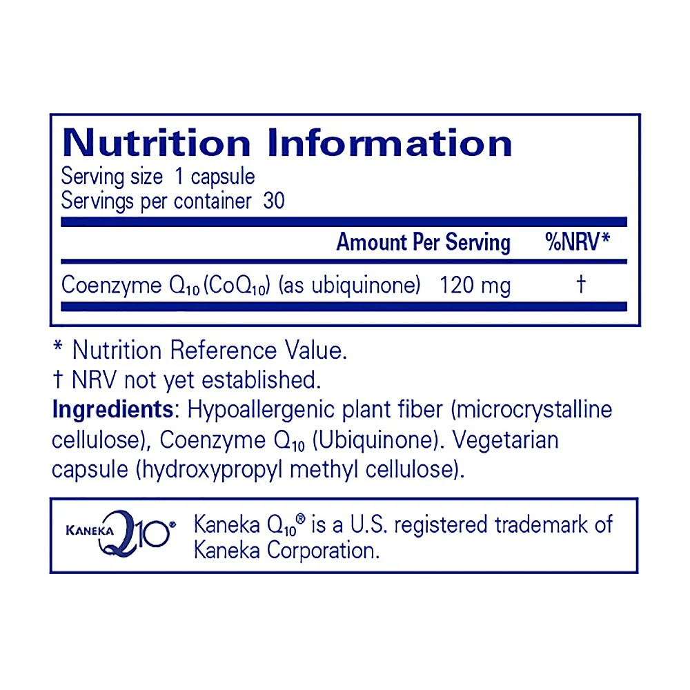 Pure Encapsulations CoQ10 120 mg 30 - Image 3
