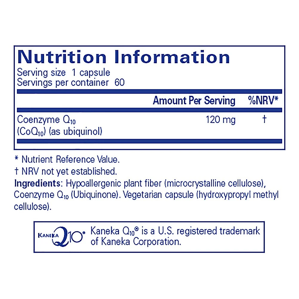 Pure Encapsulations CoQ10 120 MG 60 caps - Image 3