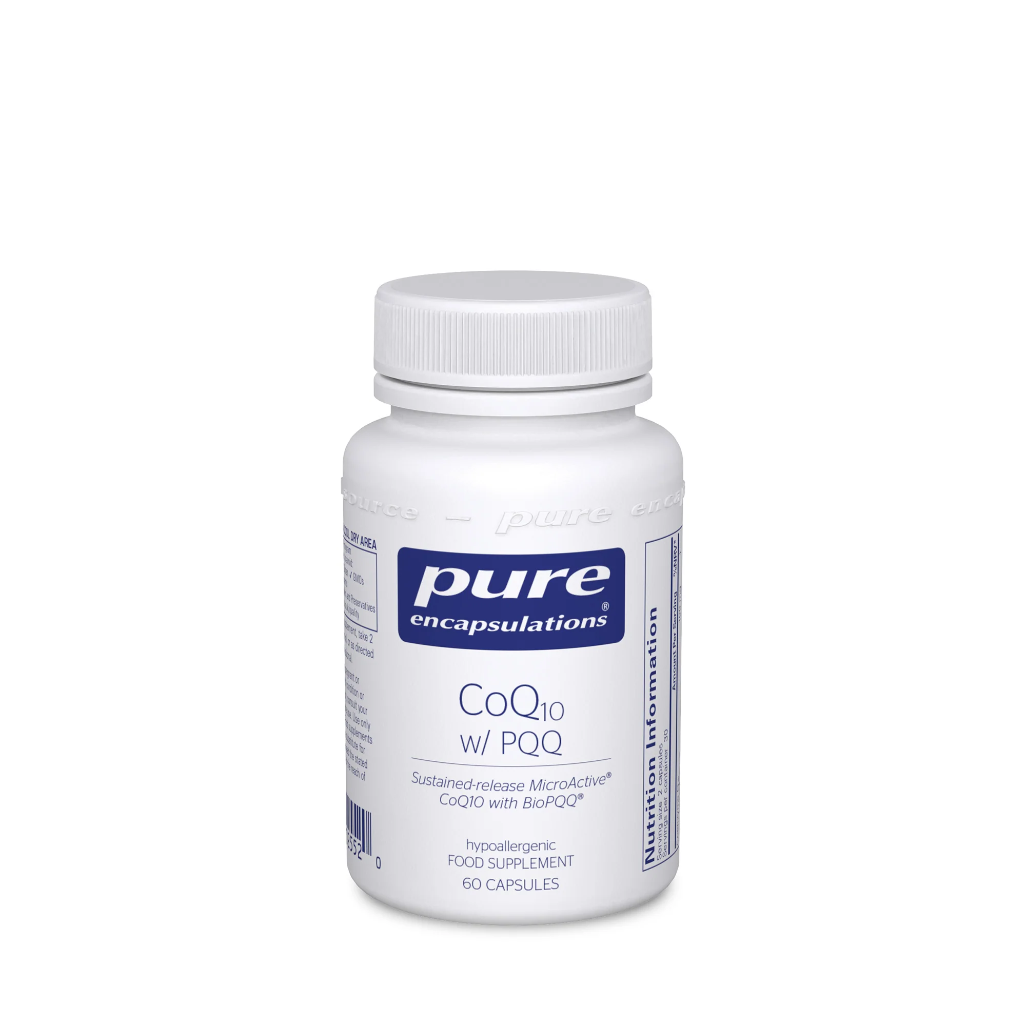 Pure Encapsulations CoQ10 -SR with PQQ 60 caps
