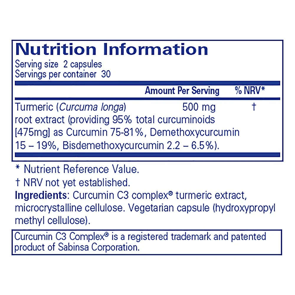 Pure Encapsulations Curcumin 60 - Image 3