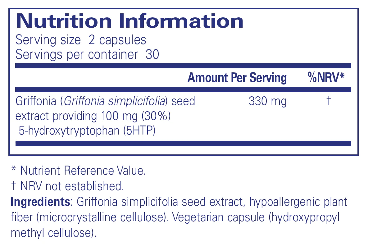 Pure Encapsulations Griffonia 60 caps - Image 2
