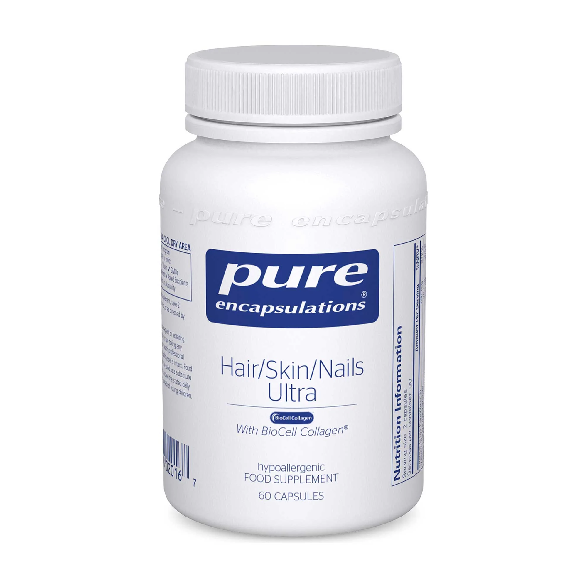 Pure Encapsulations Hair/Skin/Nails Ultra 60 caps