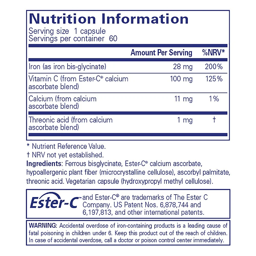 Pure Encapsulations Iron-C 60 - Image 3