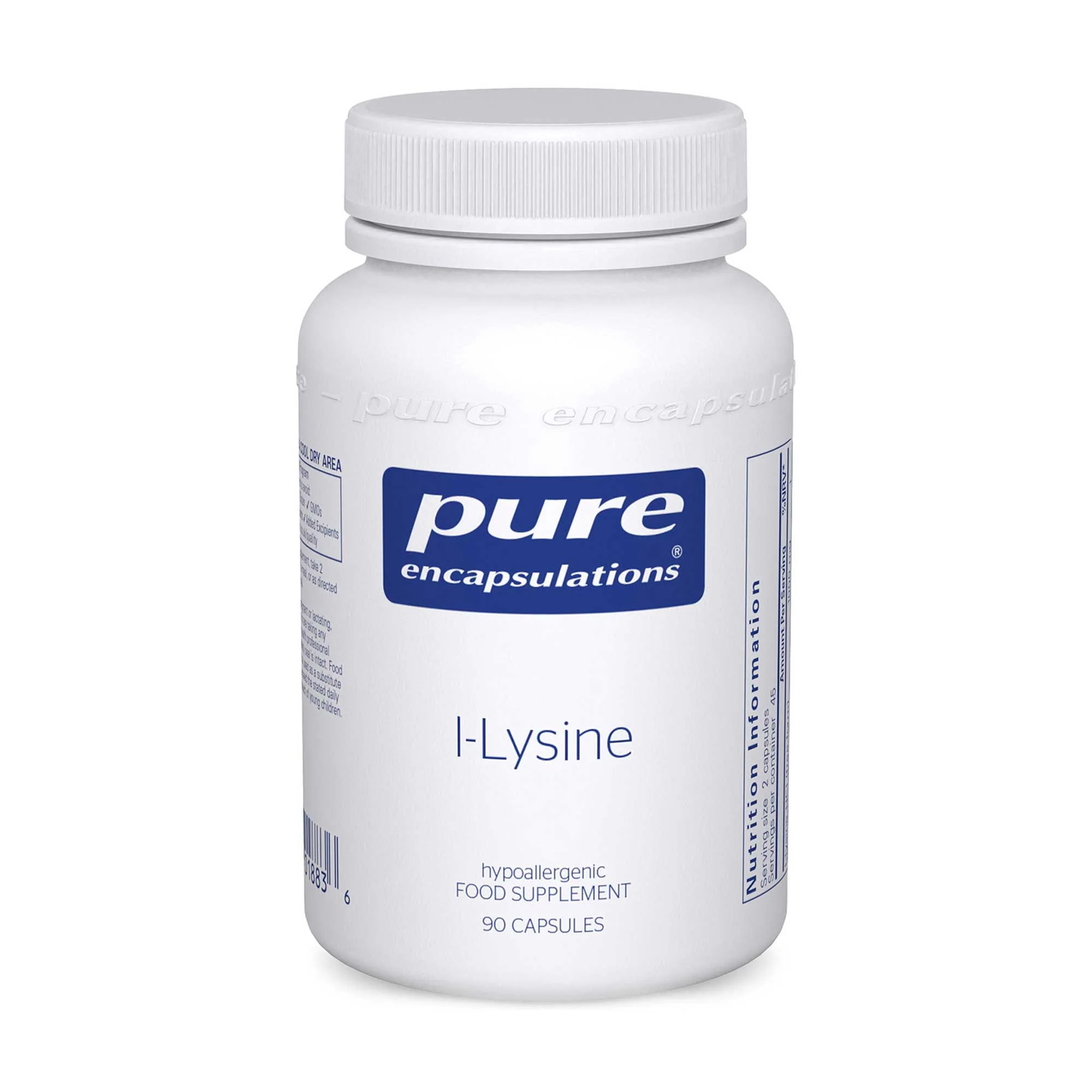 Pure Encapsulations l-Lysine 90 caps