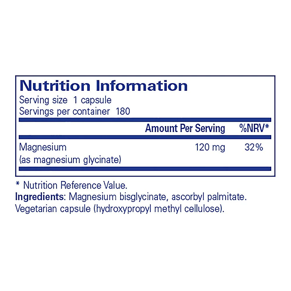 Pure Encapsulations Magnesium (glycinate) 180 caps - Image 3