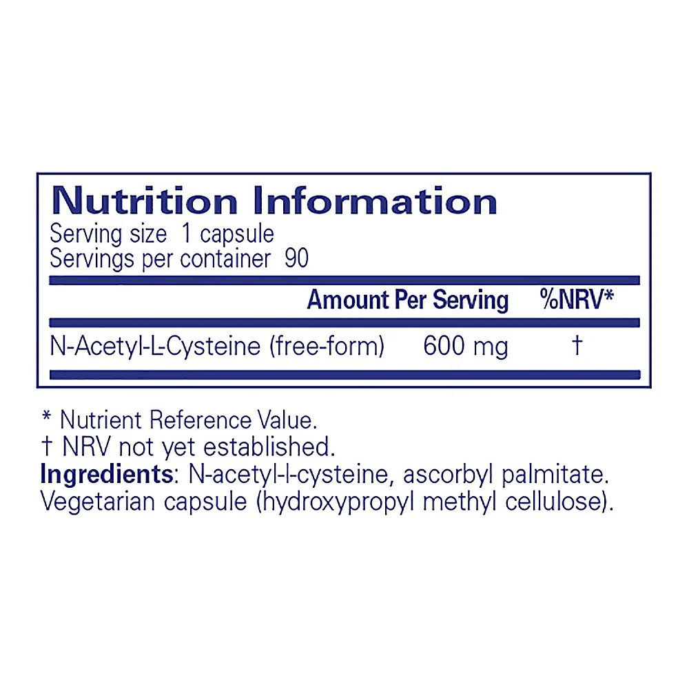Pure Encapsulations NAC 600 Mg. 90 - Image 3