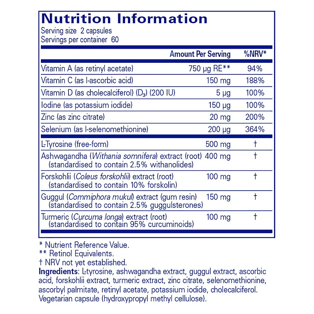 Pure Encapsulations Thyroid Support Complex 120 caps - Image 3