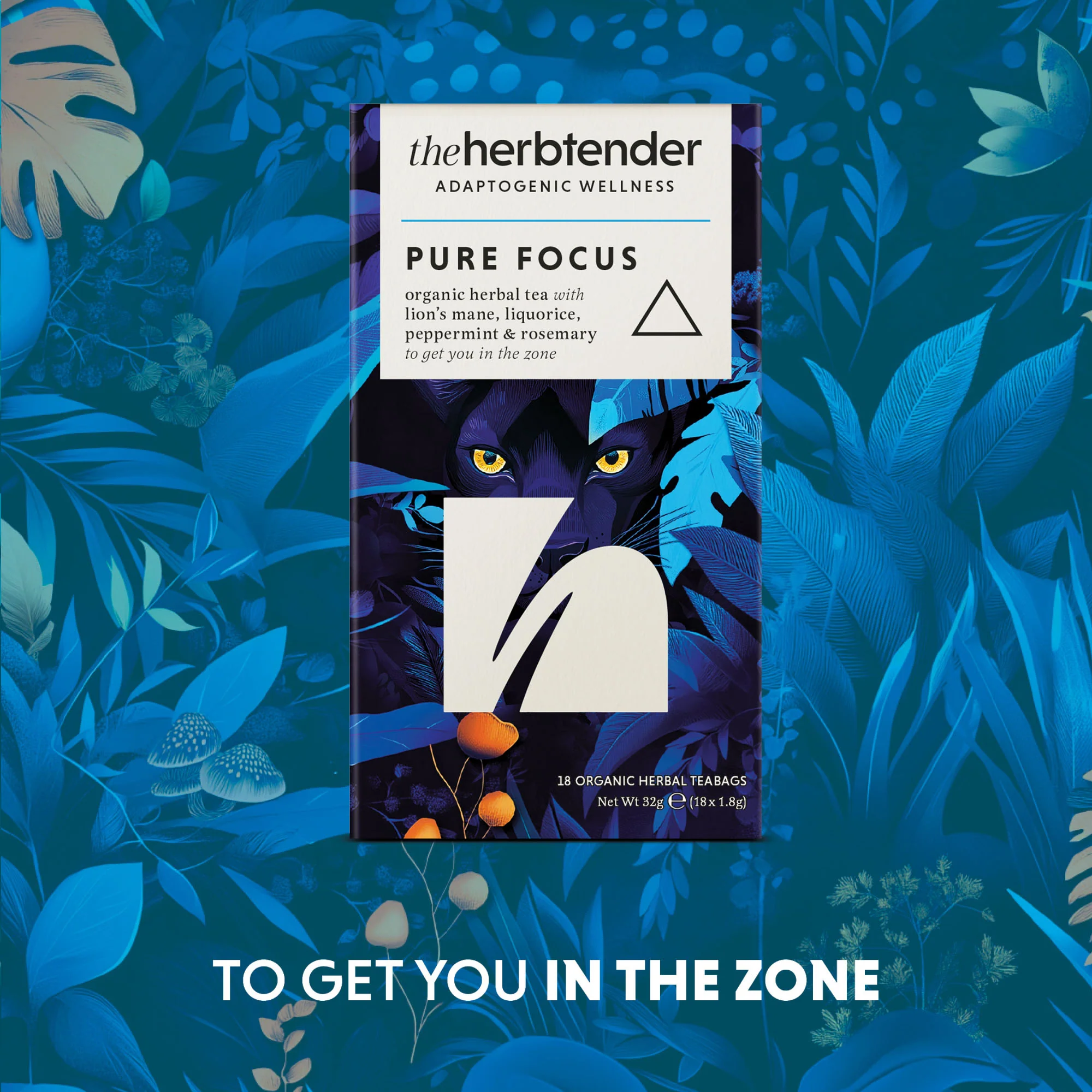 The Herbtender Pure Focus Organic Herbal Tea 18 bags - Image 4