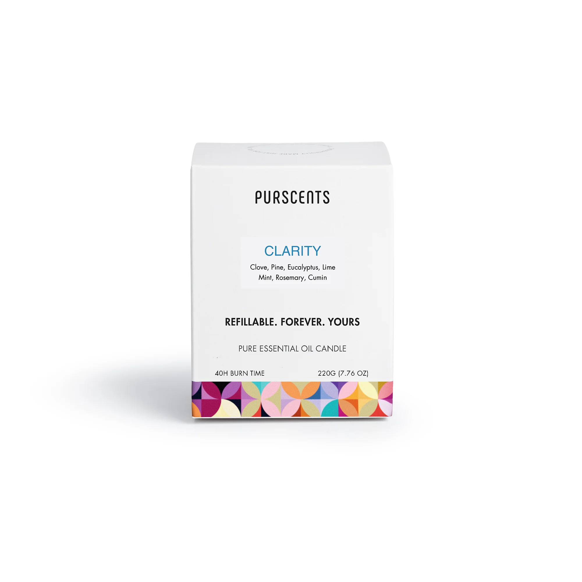Purscents Clarity Refillable Candle - Luna 220g