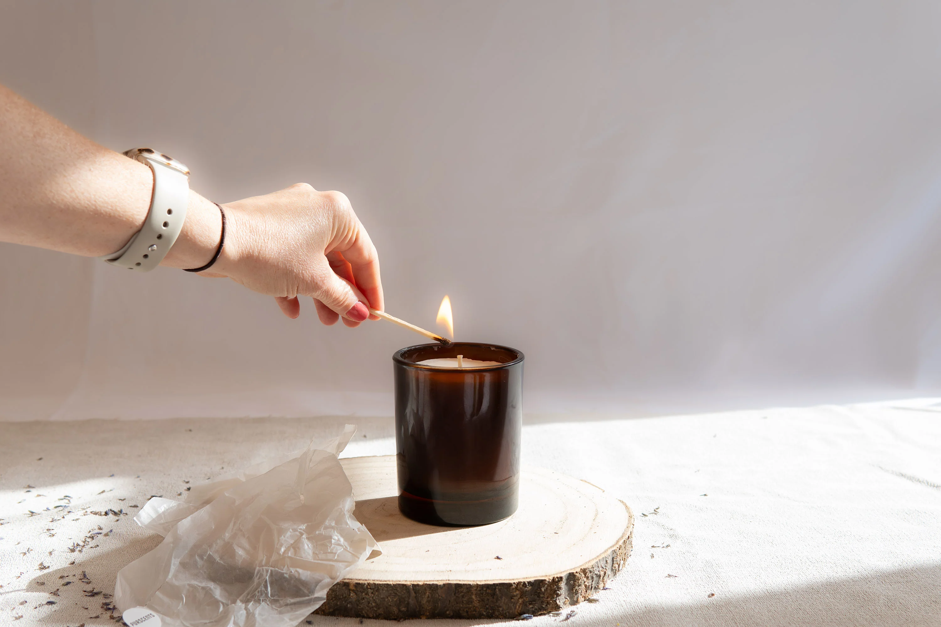 Purscents Clarity Refillable Candle - Luna 220g - Image 4