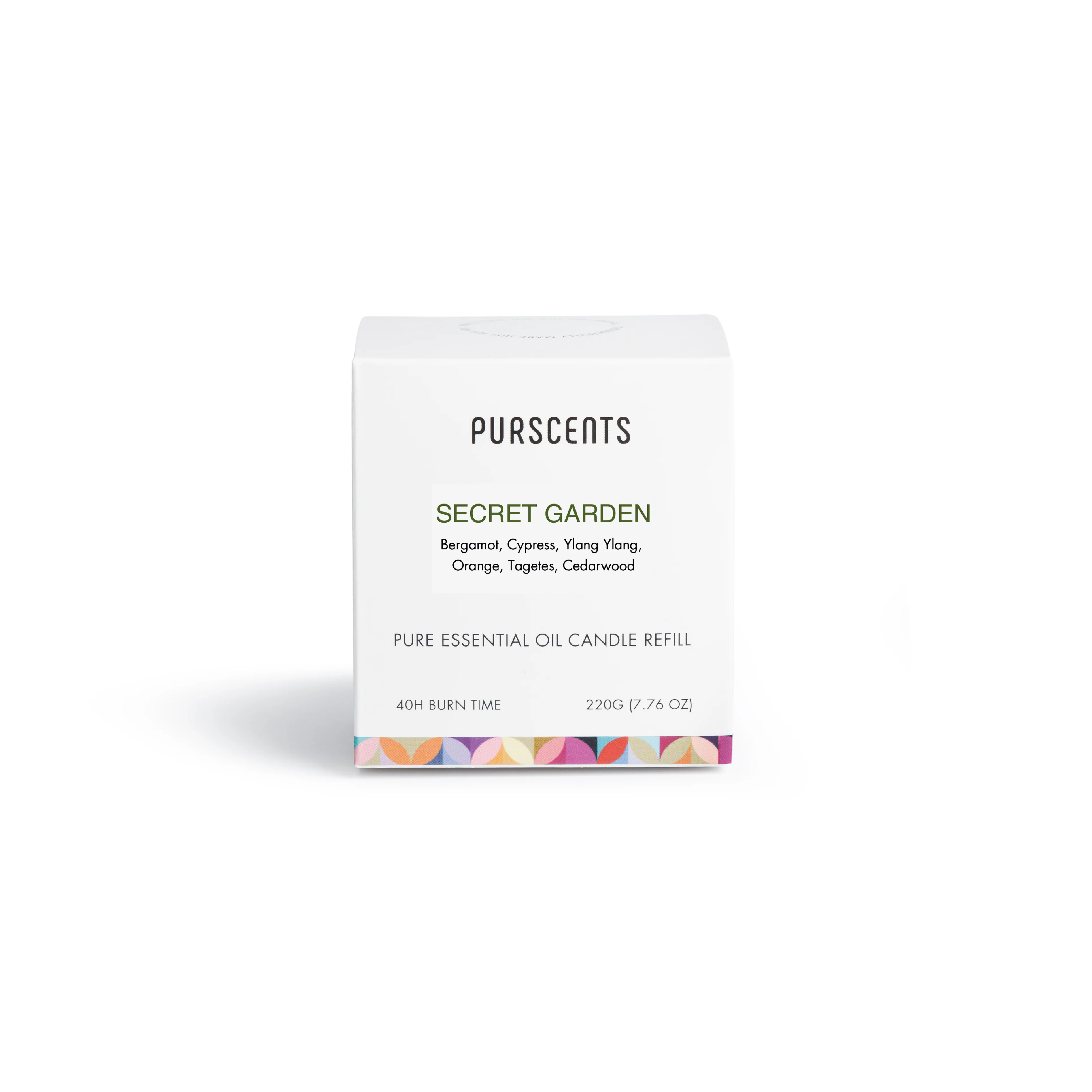 Purscents Secret Garden Candle Refill Block 220g