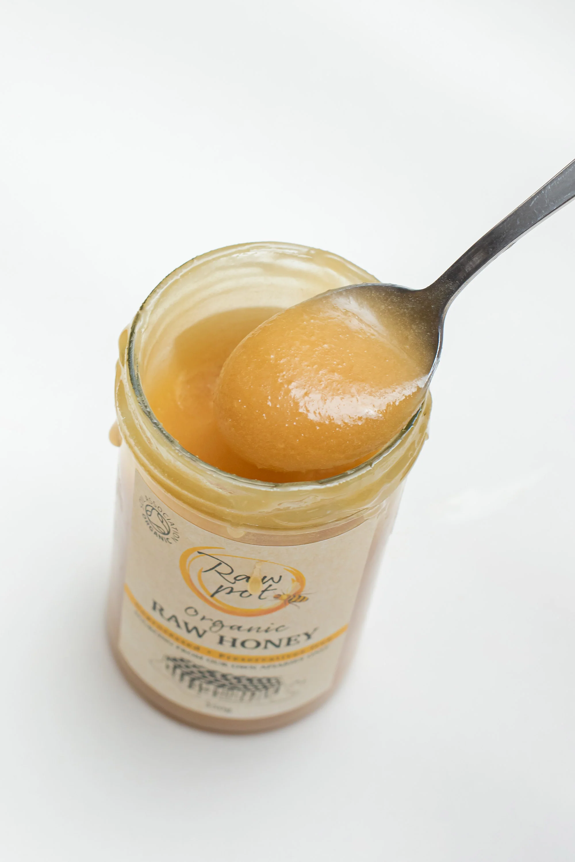 Raw Pot Organic Raw Honey 350g - Image 3
