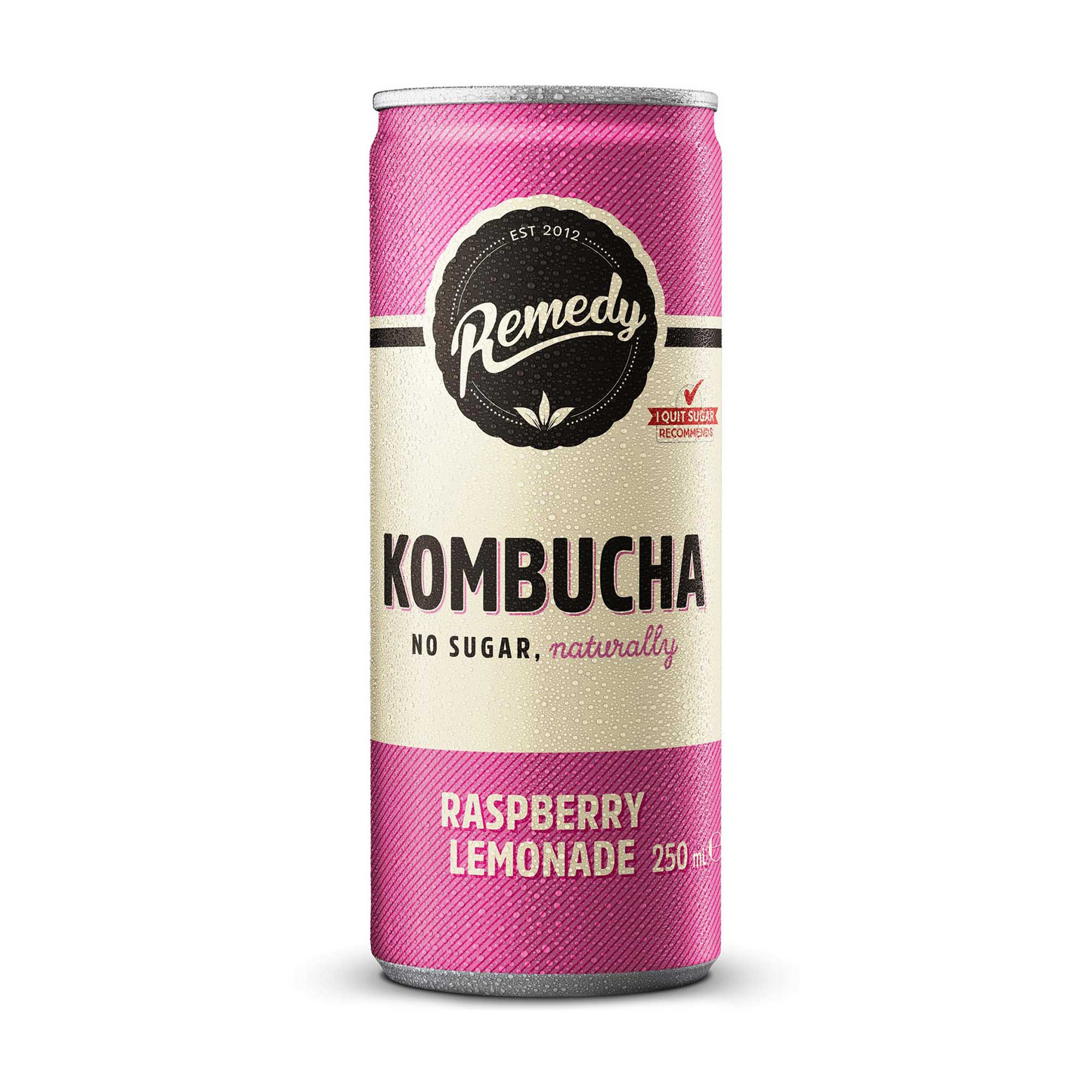 Remedy Raspberry Lemonade Kombucha 250ml