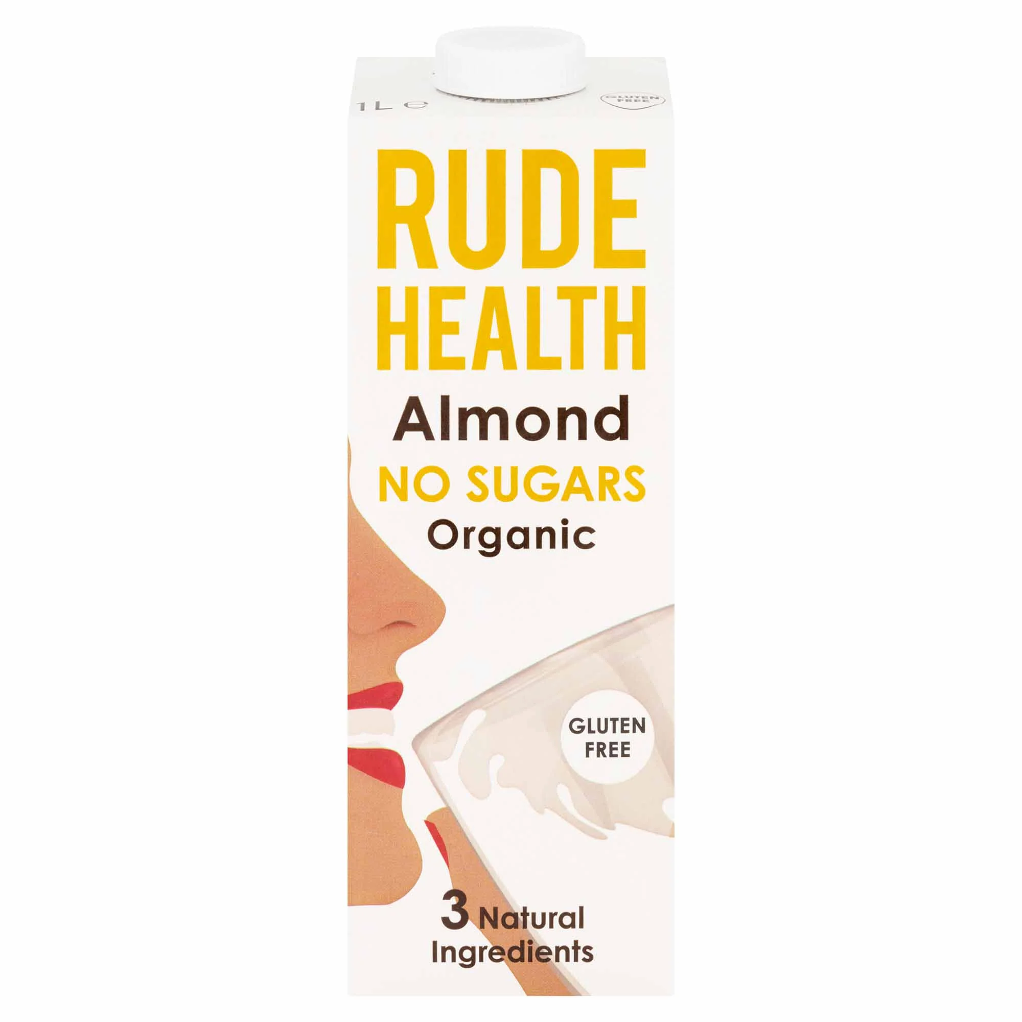 Rude Health No Sugars Almond 1L