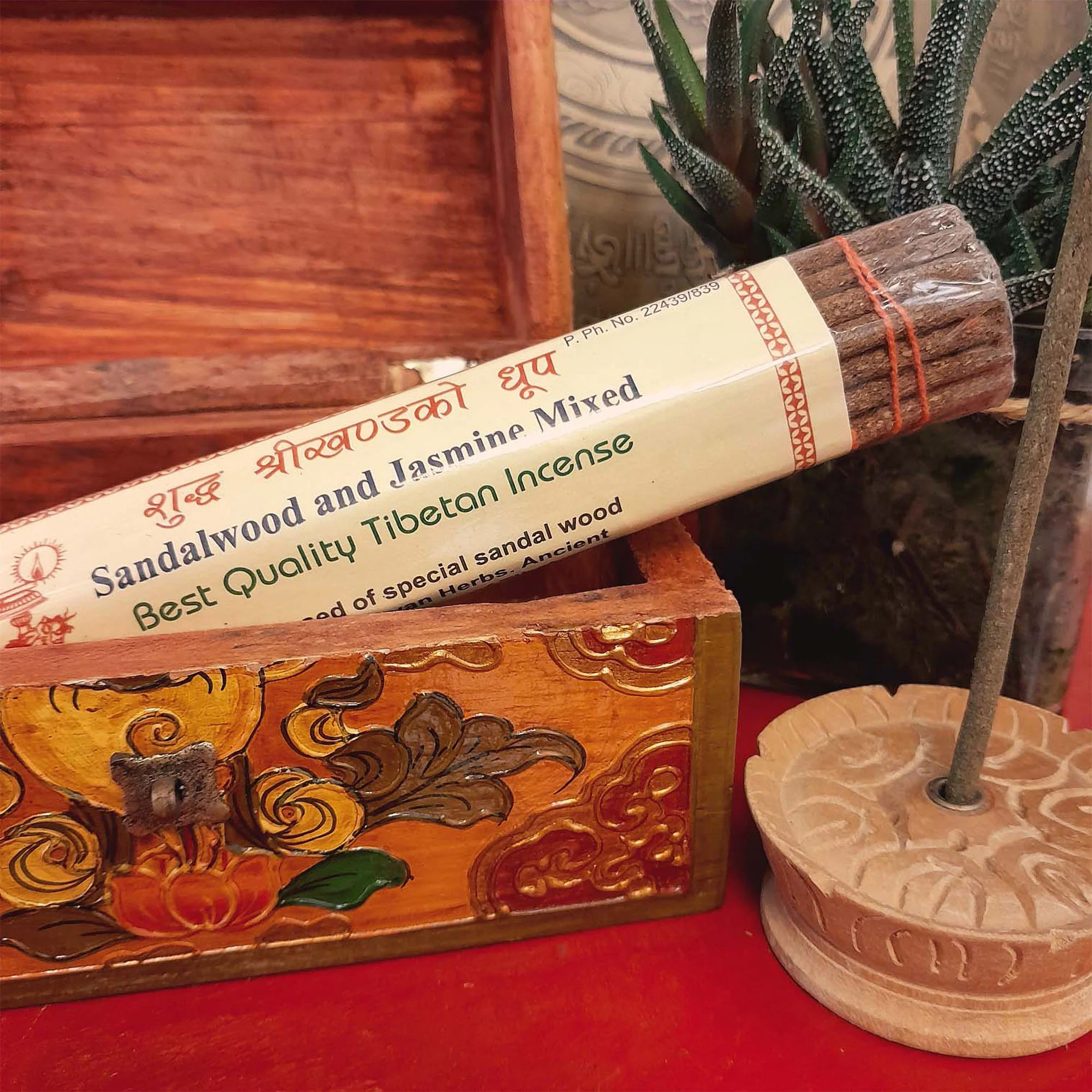 Sandalwood and Jasmine Incense 60g - Image 3