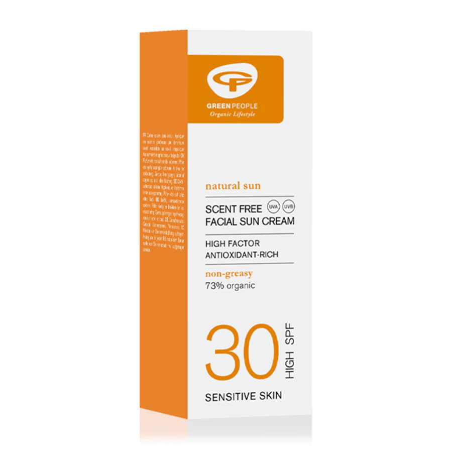Green People Scent Free 100% Mineral Sun Cream SPF30 50ml - Image 2