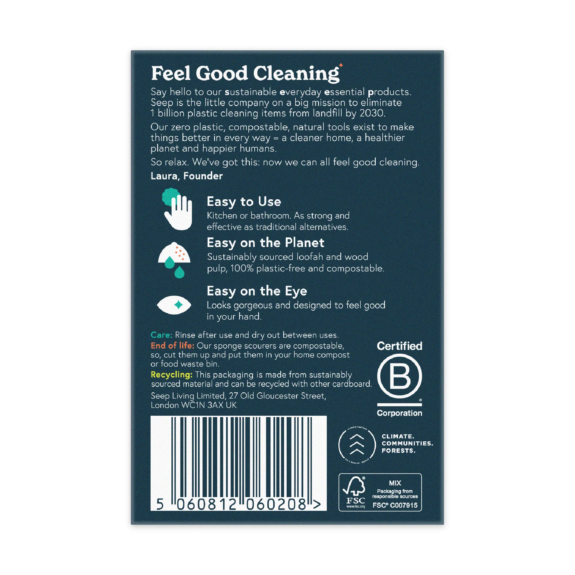 Seep Eco Sponge Scourers (single) each - Image 2