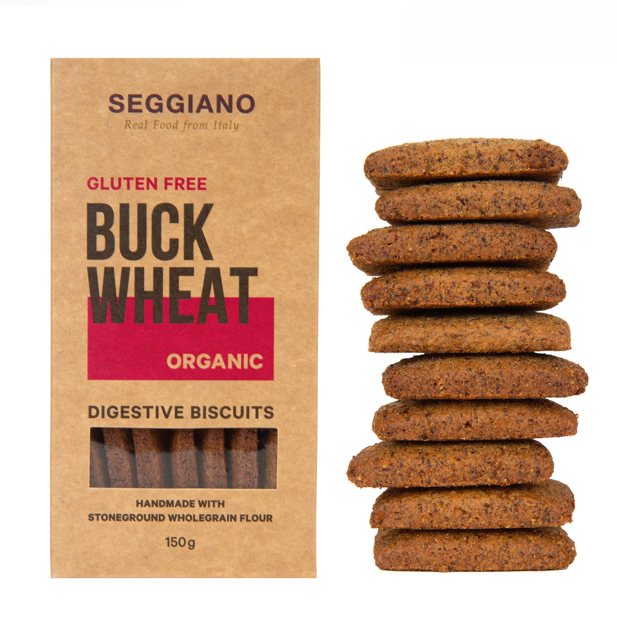 Seggiano Buckwheat Digestive Biscuits 150g - Image 3