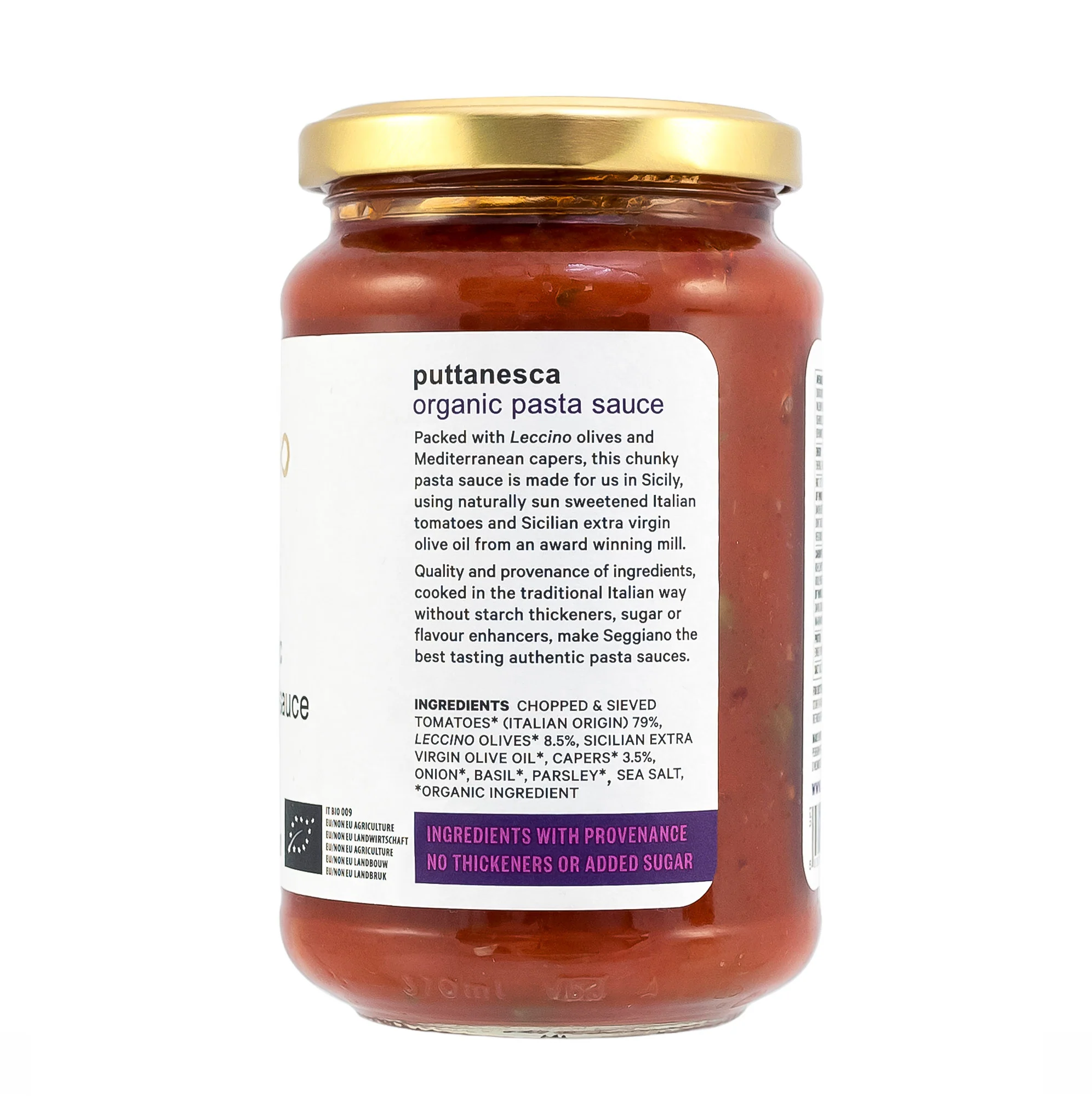 Seggiano Puttanesca Pasta Sauce 350g - Image 3